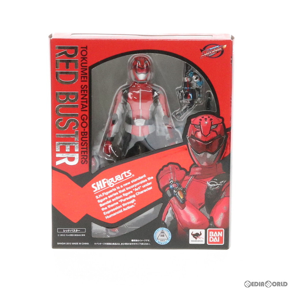 【中古即納】[FIG] S.H.Figuarts(フィギュアーツ) レッドバスター 特命戦隊ゴーバスターズ 完成品 可動フィギュア バンダイ(20120929)