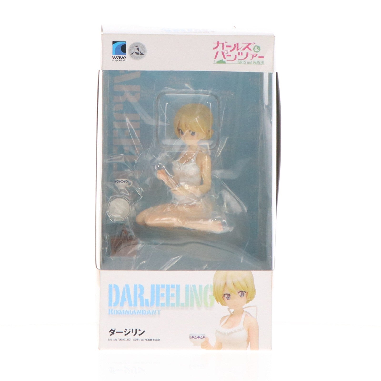 【中古即納】[FIG] BEACH QUEENS(ビーチクイーンズ) ダージリン ガールズ&パンツァー 1/10 完成品 フィギュア(NF-416) ウェーブ(WAVE)(20140823)