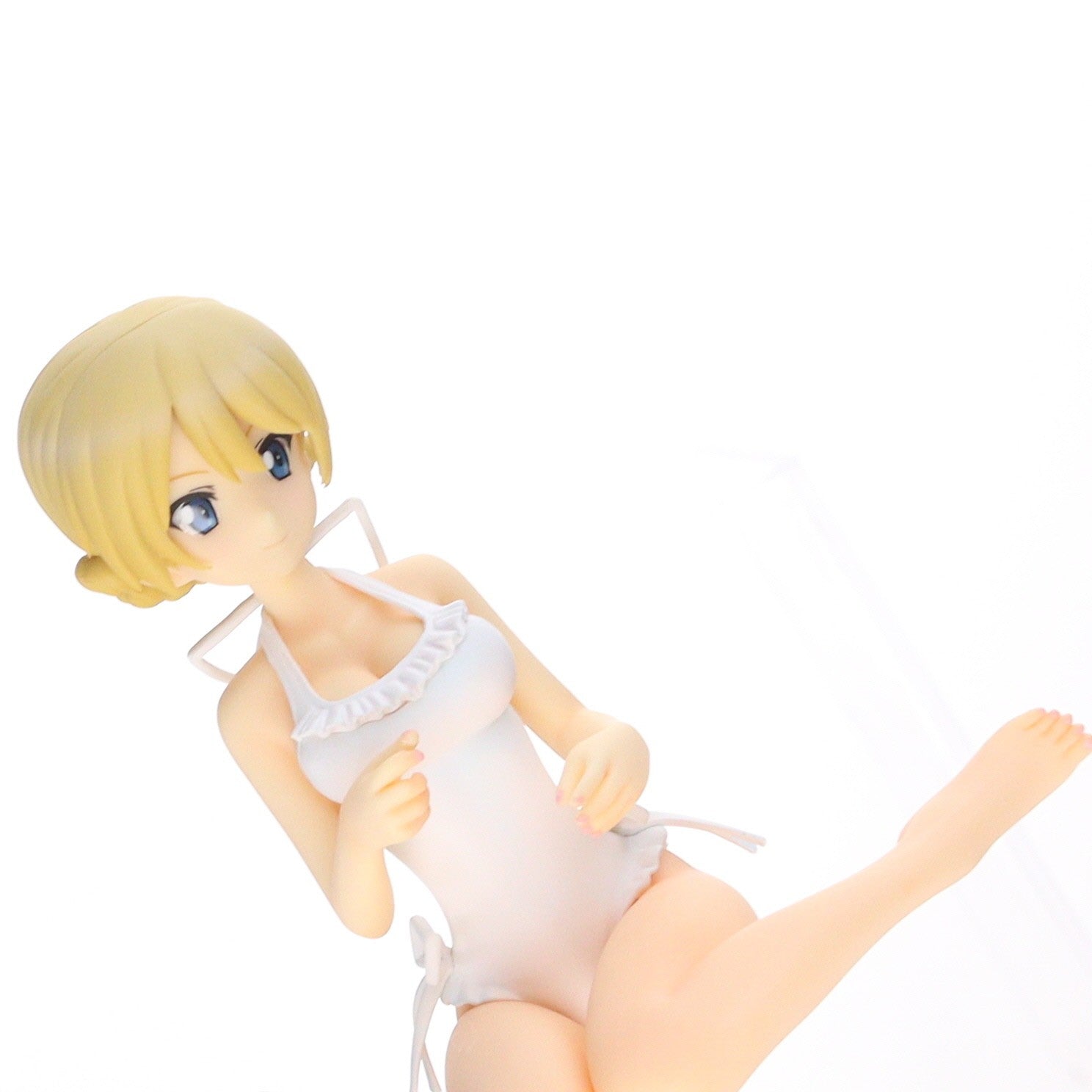 【中古即納】[FIG] BEACH QUEENS(ビーチクイーンズ) ダージリン ガールズ&パンツァー 1/10 完成品 フィギュア(NF-416) ウェーブ(WAVE)(20140823)