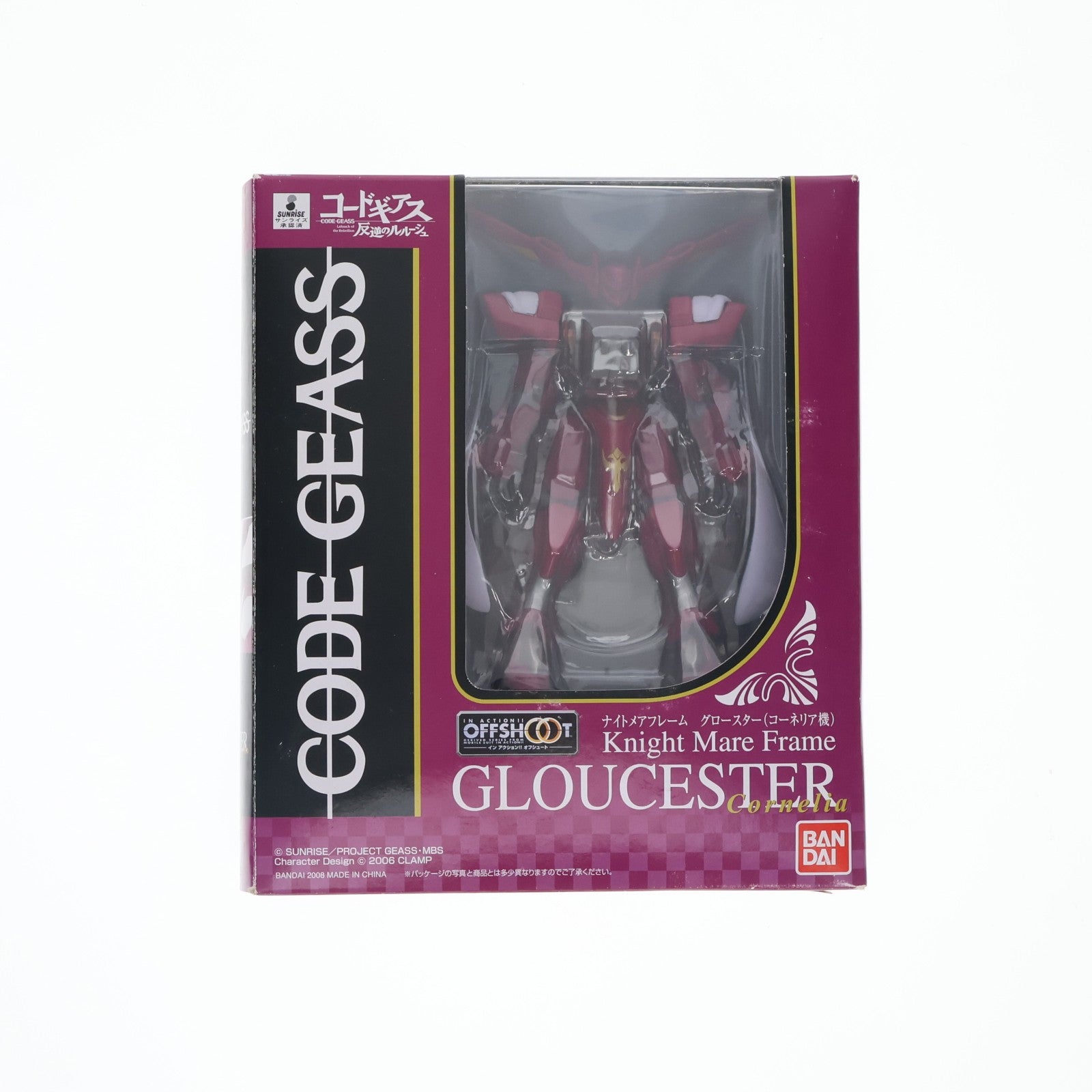 【中古即納】[FIG] IN ACTION!! OFFSHOOT(イン アクション!! オフシュート) グロースター(コーネリア機) コードギアス 反逆のルルーシュ 完成品 可動フィギュア バンダイ(20091121)