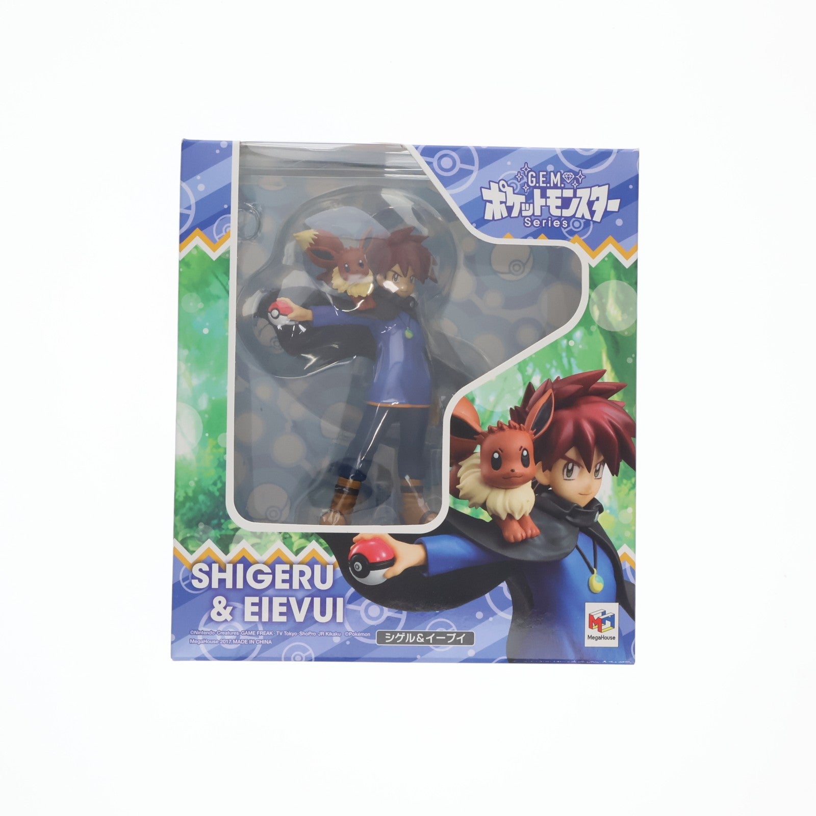 【中古即納】[FIG] G.E.M.シリーズ シゲル&イーブイ ポケットモンスター 完成品 フィギュア メガハウス(20170210)