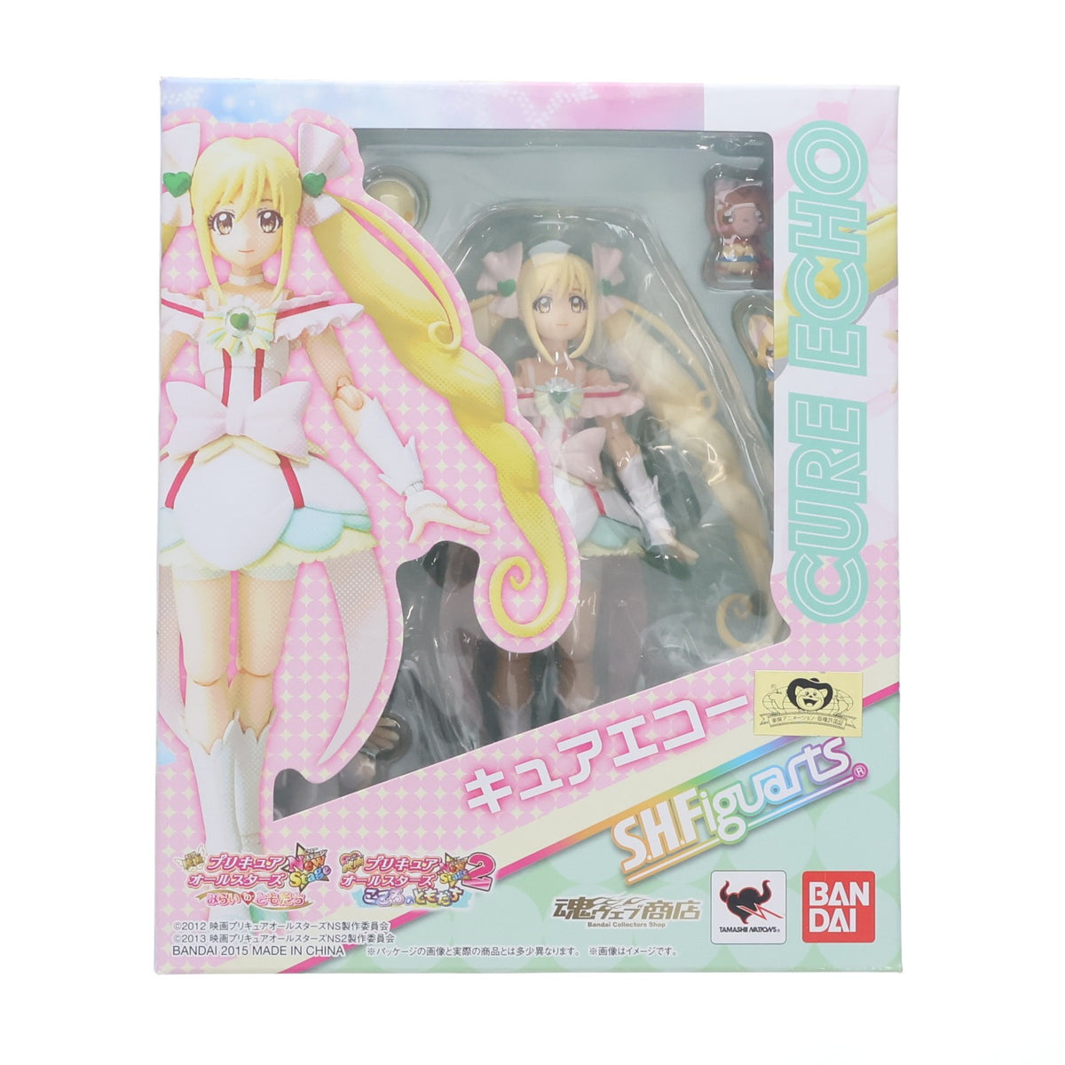 【中古即納】[FIG] 魂ウェブ商店限定 S.H.Figuarts(フィギュアーツ) キュアエコー 映画 プリキュアオールスターズNewStage みらいのともだち 完成品 可動フィギュア バンダイ(20151215)