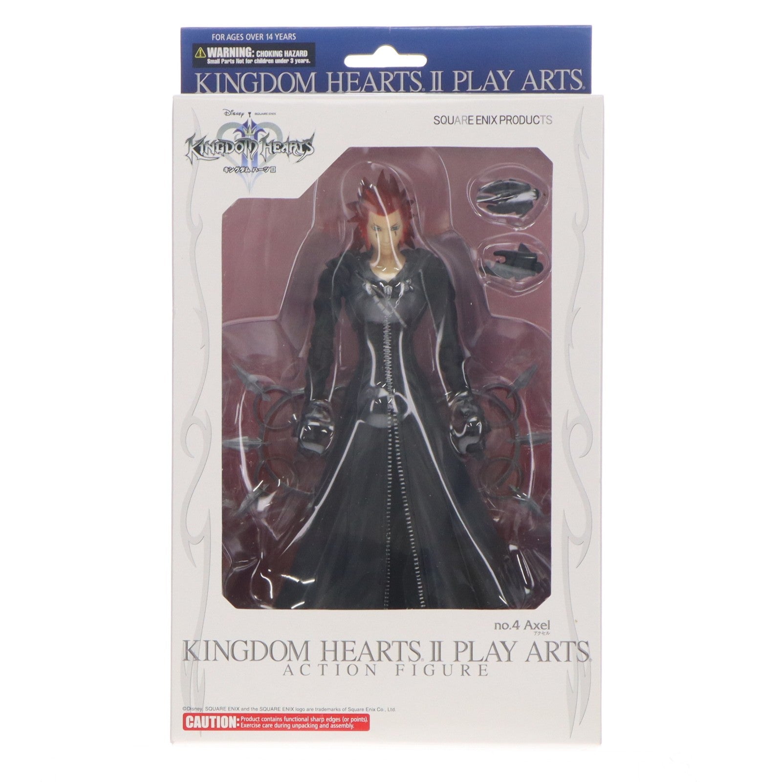 【中古即納】[FIG] PLAY ARTS(プレイアーツ) アクセル KINGDOM HEARTS II(キングダム ハーツ2) 完成品 可動フィギュア スクウェア・エニックス/コトブキヤ(20060906)