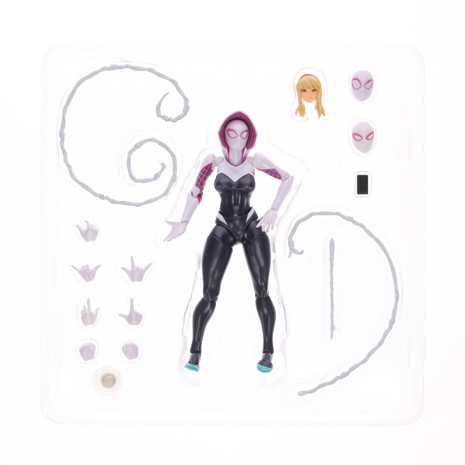 【中古即納】[FIG] フィギュアコンプレックス アメイジングヤマグチ No.004 Spider-Gwen(スパイダーグウェン) 完成品 可動フィギュア 海洋堂(20170624)