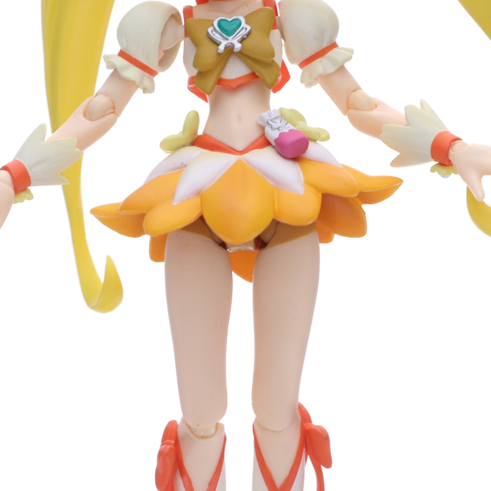 【中古即納】[FIG] S.H.Figuarts(フィギュアーツ) キュアサンシャイン ハートキャッチプリキュア! 完成品 可動フィギュア バンダイ(20110611)