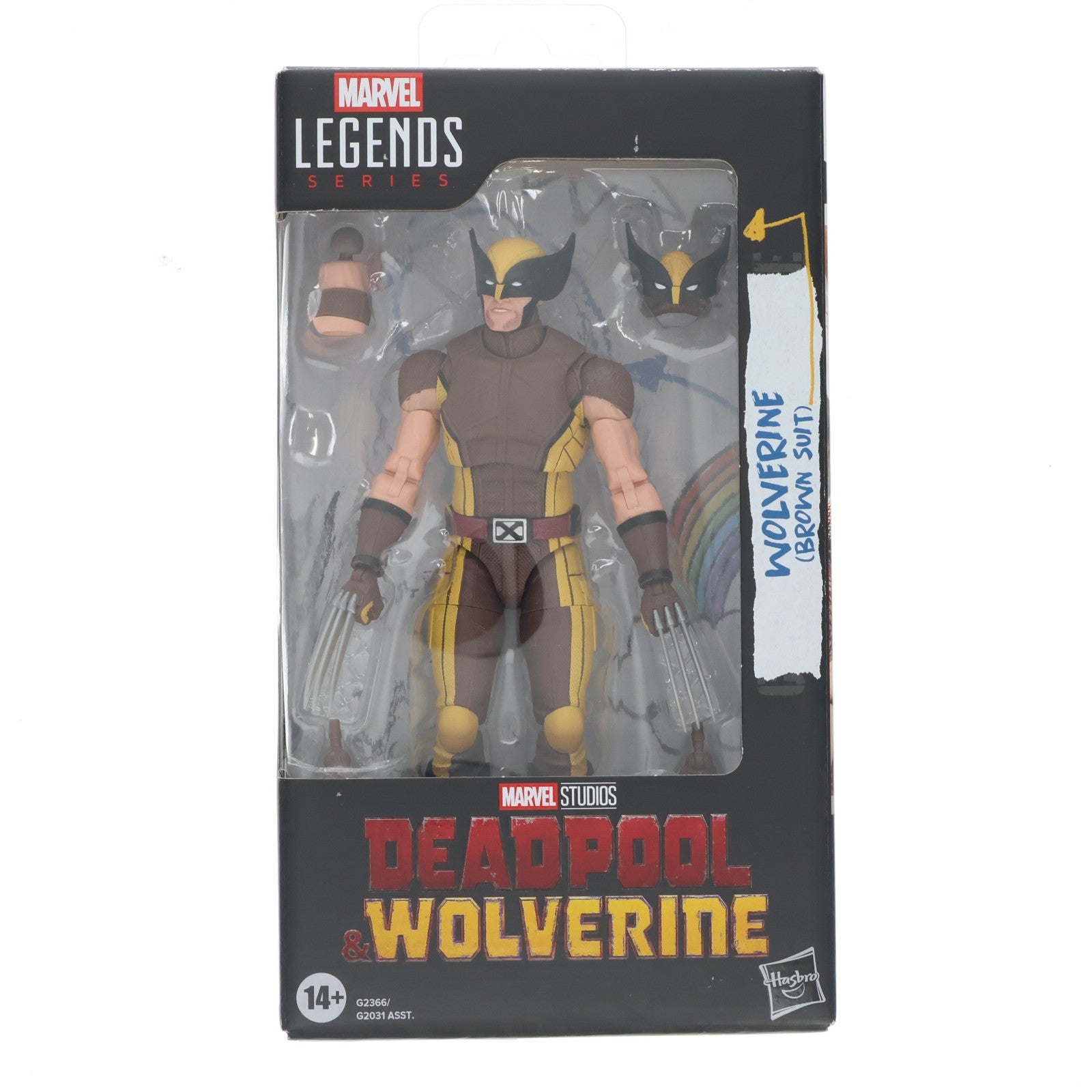 【中古即納】[FIG] マーベル・レジェンド MCUシリーズ ウルヴァリン(ブラウンスーツ) デッドプール&ウルヴァリン 完成品 6インチ・アクションフィギュア(G2366) ハズブロ(20260430)