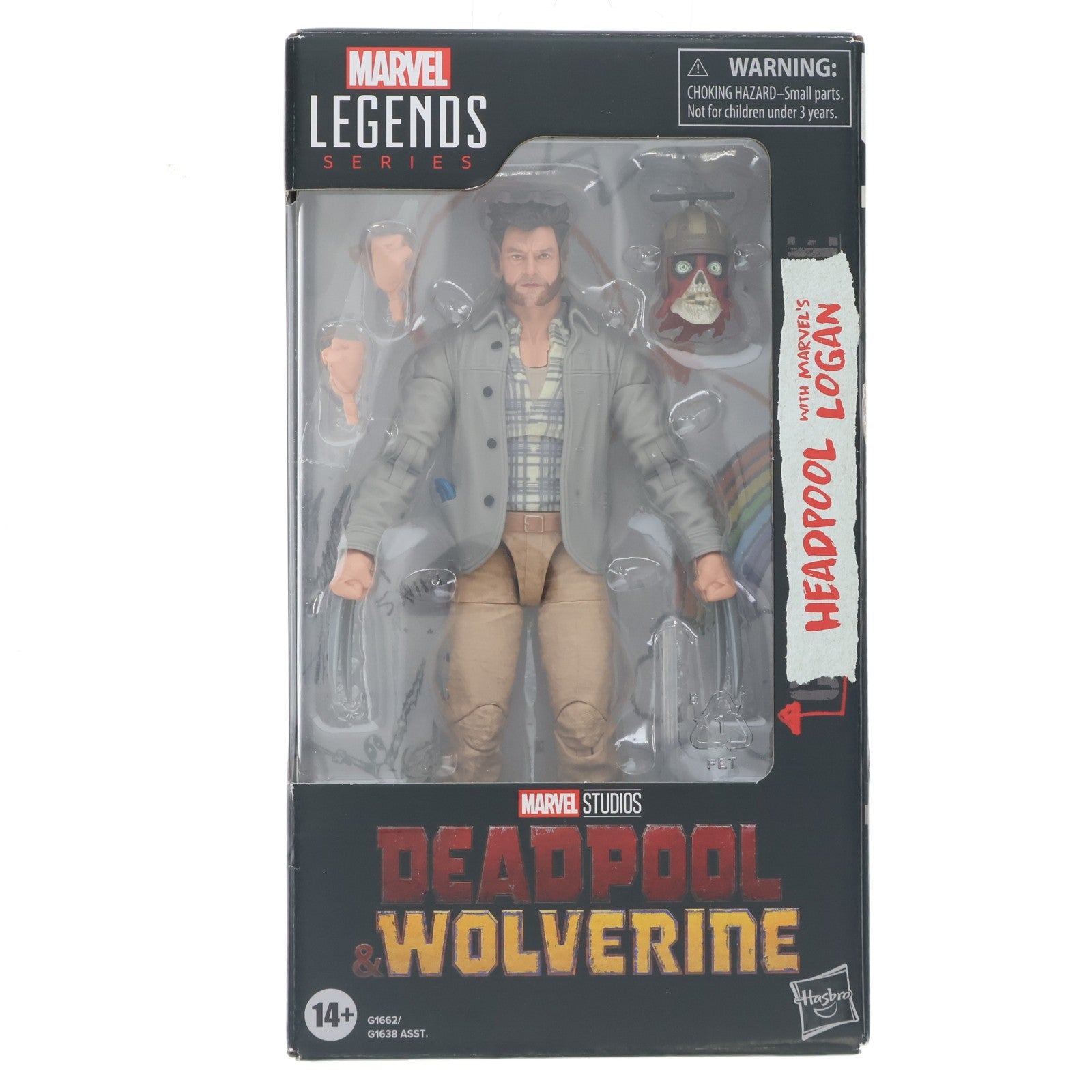 【中古即納】[FIG] マーベル・レジェンド MCUシリーズ ヘッドプール&ローガン デッドプール&ウルヴァリン 完成品 6インチ・アクションフィギュア(G1162) ハズブロ(20241231)