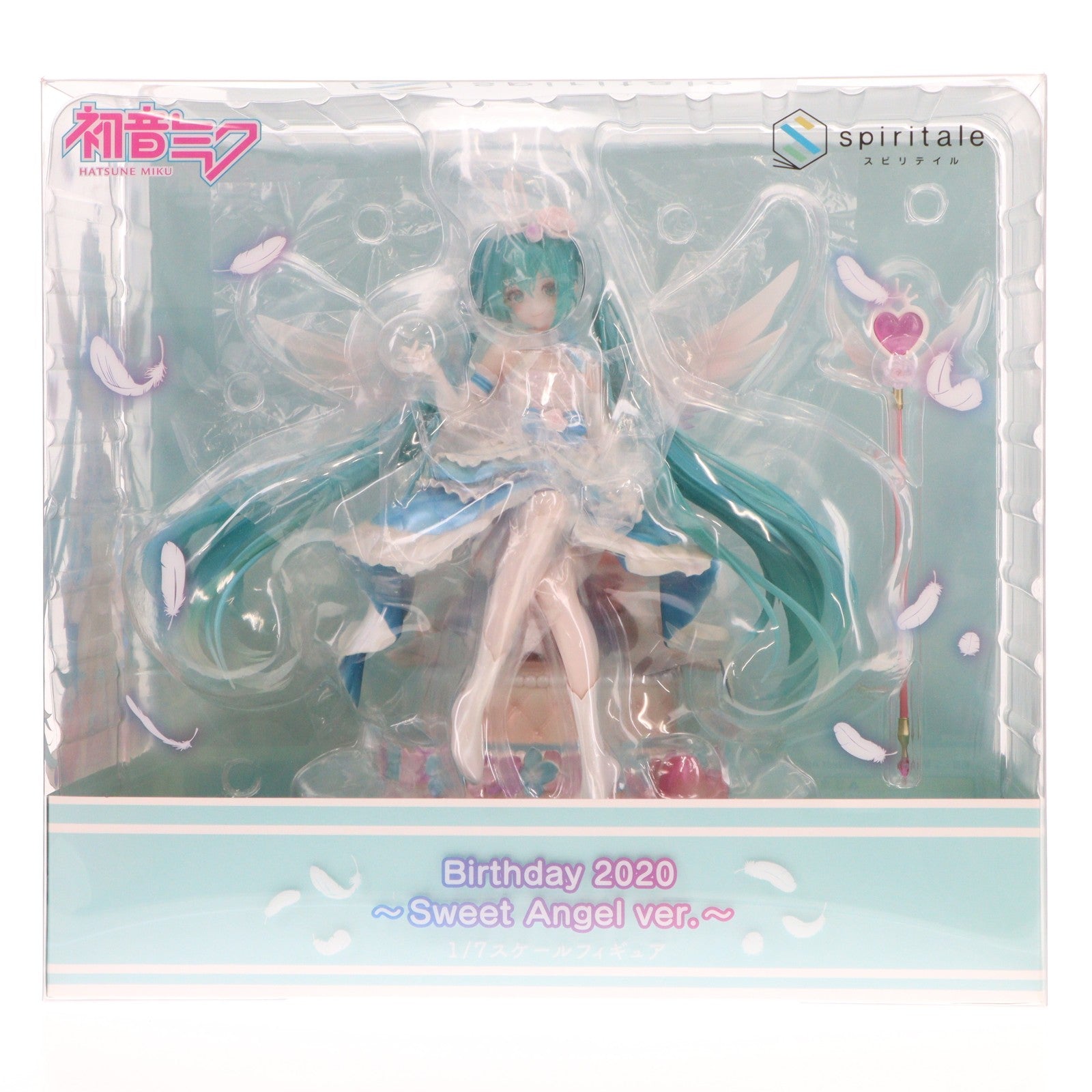 【中古即納】[FIG] spiritale公式ショップ限定 初音ミク Birthday 2020～Sweet Angel ver.～ キャラクター・ボーカル・シリーズ01 初音ミク 1/7 完成品 フィギュア Spiritale(スピリテイル)/タイトー(20210831)