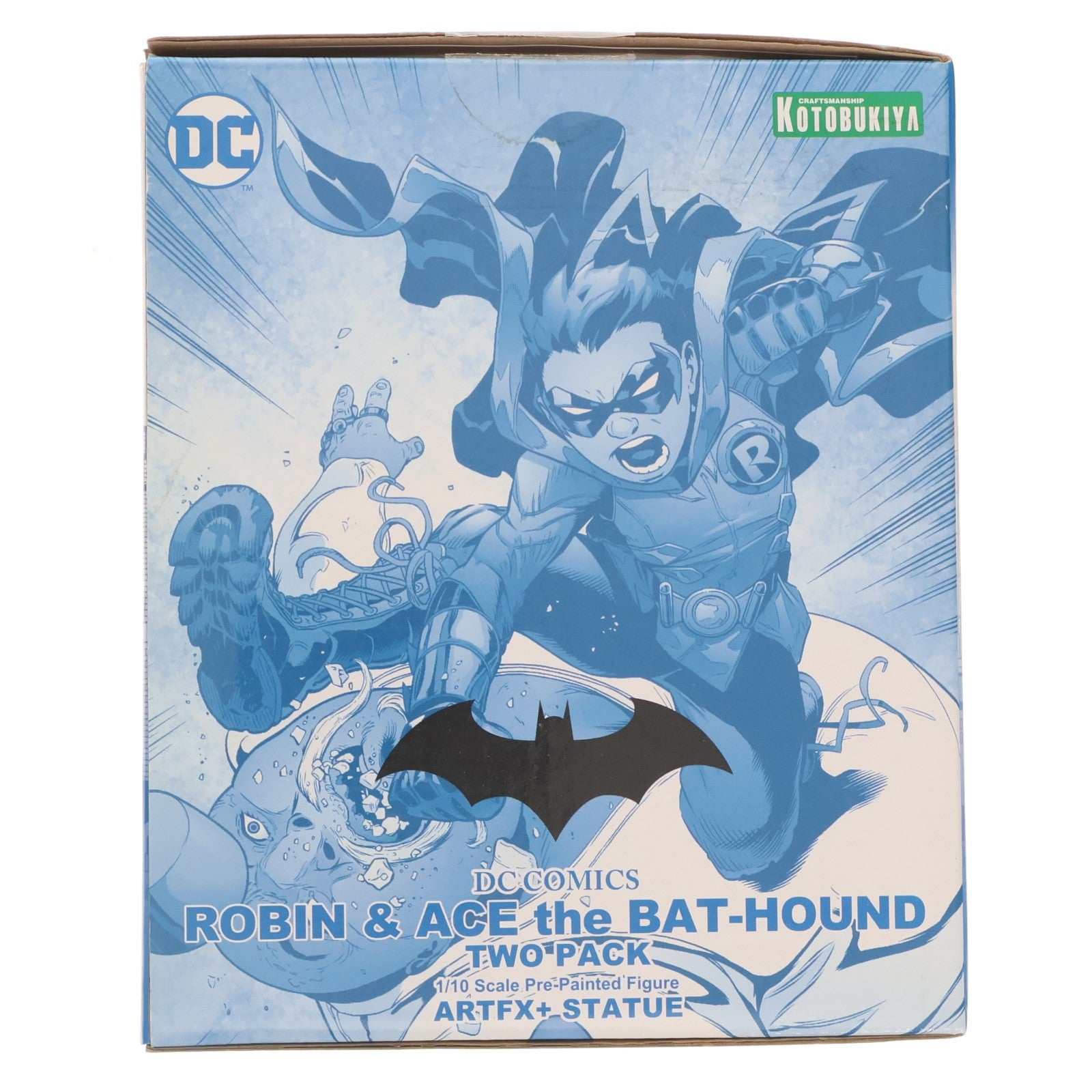 【中古即納】[FIG] ARTFX+ スーパーサンズ ロビン&バットハウンド 2パック BATMAN(バットマン) 1/10 完成品 フィギュア(SV222) コトブキヤ(20180225)