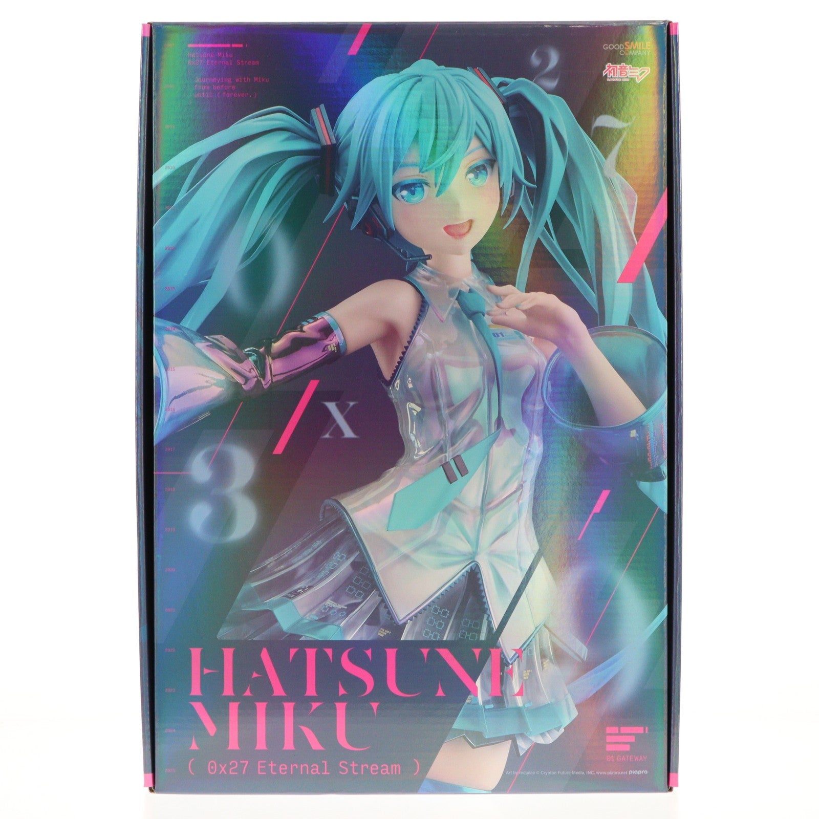 【中古即納】[FIG] 初音ミク 0x27 Eternal Stream キャラクター・ボーカル・シリーズ01 初音ミク 1/4 完成品 フィギュア グッドスマイルカンパニー(20251112)