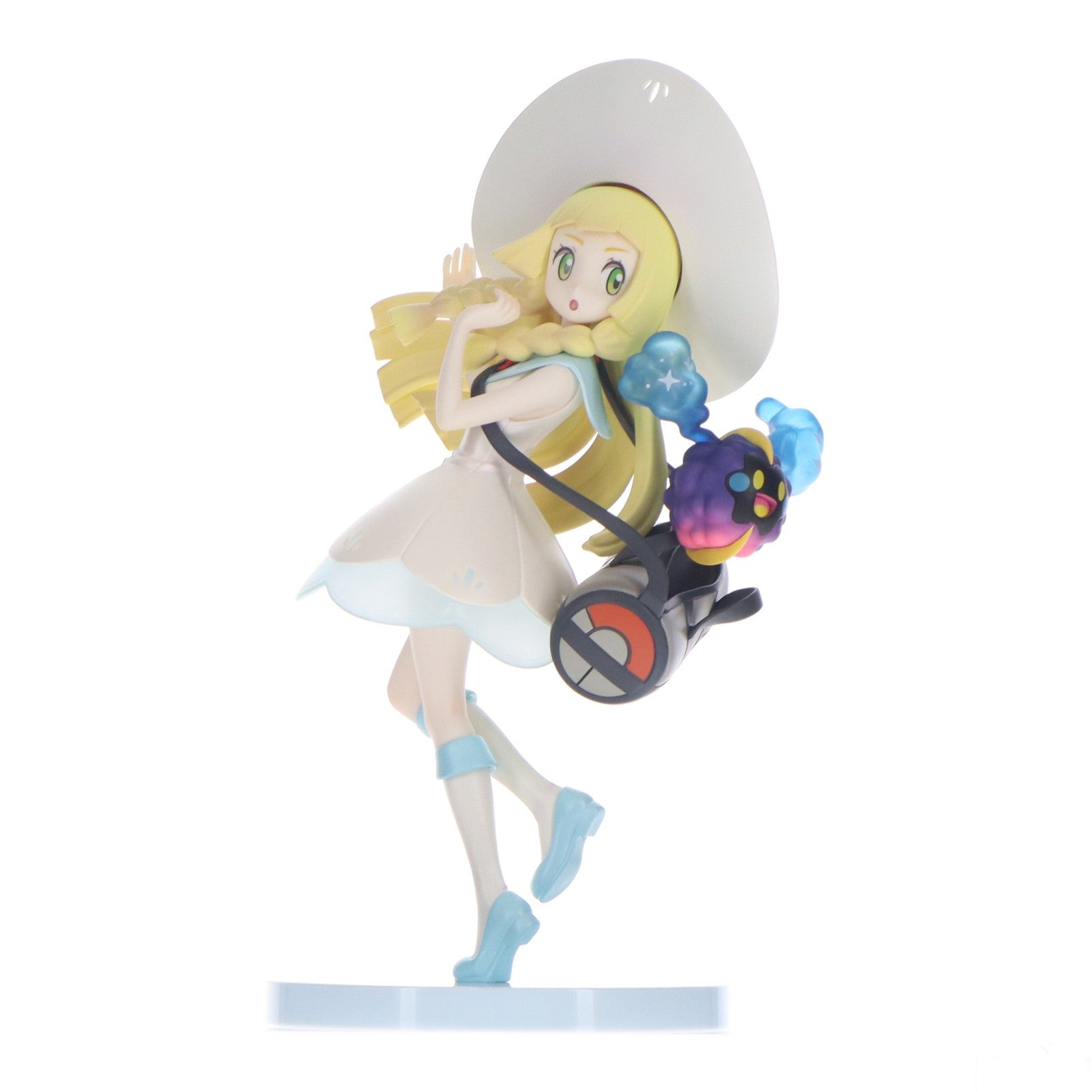 【中古即納】[FIG] (再販) ポケモンセンターオンライン限定 リーリエ&コスモッグ ポケットモンスター サン・ムーン 1/8 完成品 フィギュア ポケモン(20180220)