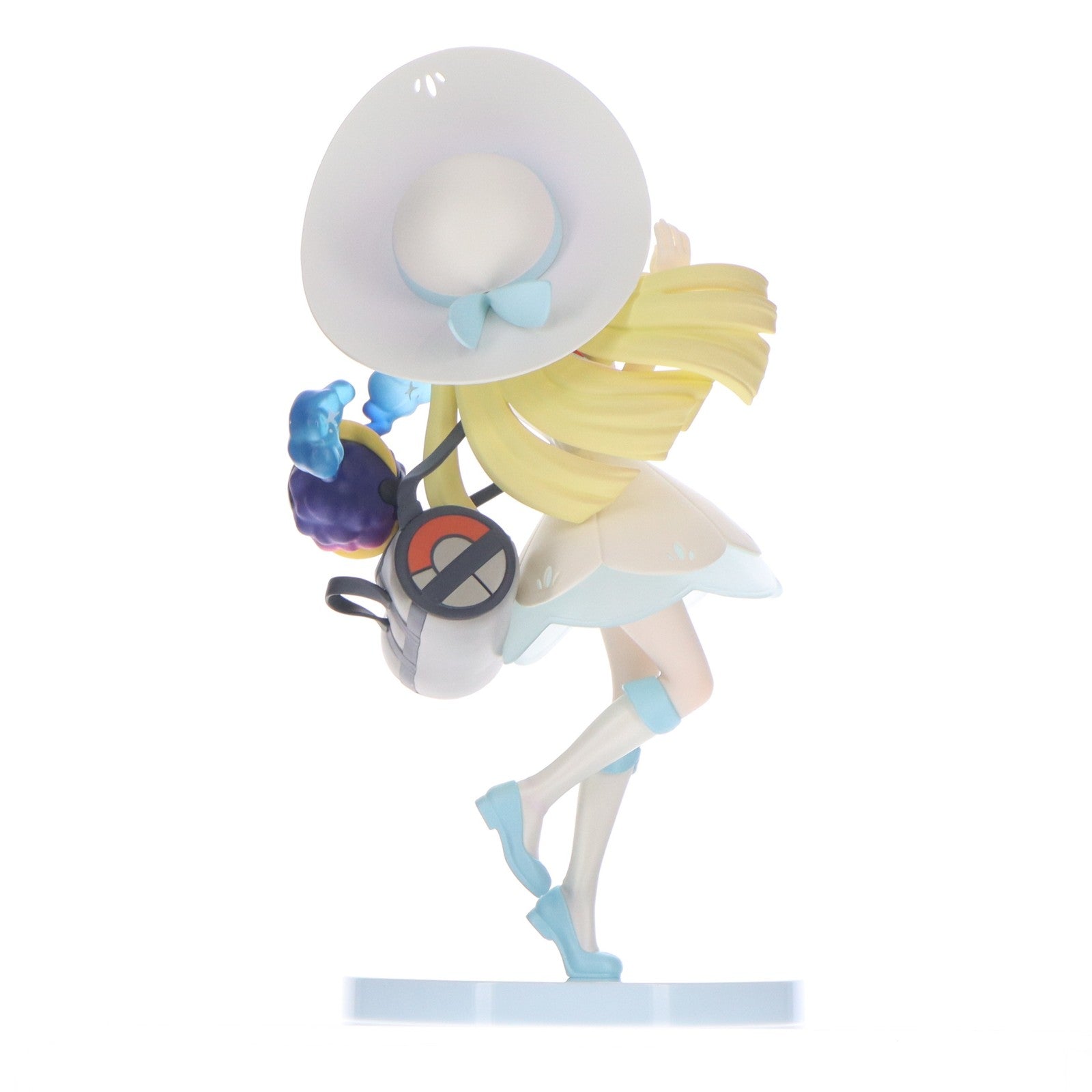 【中古即納】[FIG] (再販) ポケモンセンターオンライン限定 リーリエ&コスモッグ ポケットモンスター サン・ムーン 1/8 完成品 フィギュア ポケモン(20180220)