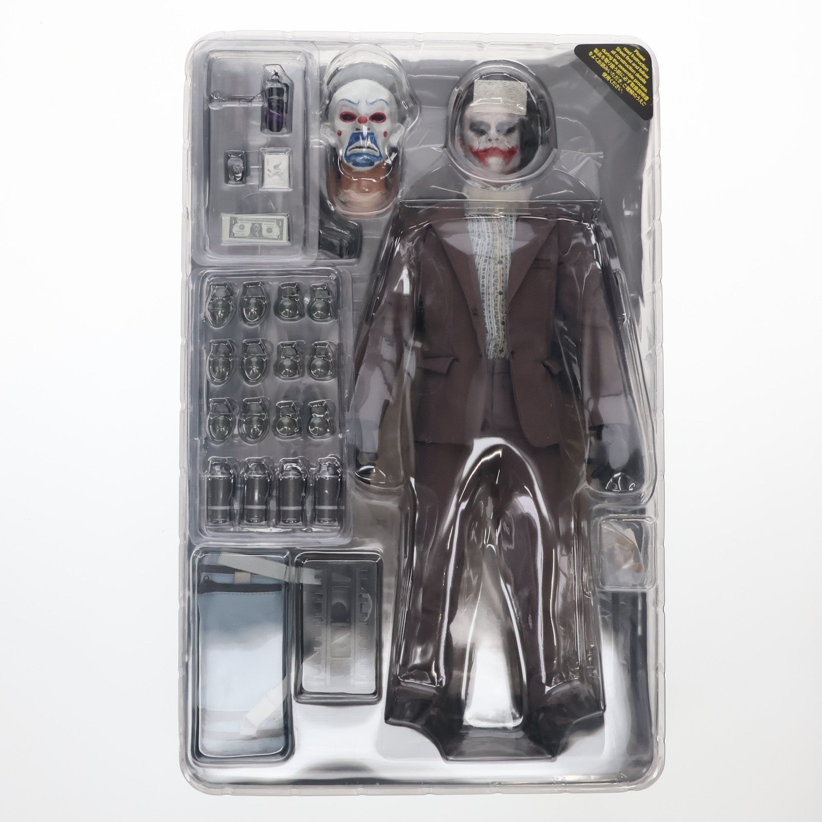 【中古即納】[FIG] ムービー・マスターピース ジョーカー(銀行強盗2.0版) ダークナイト 1/6 完成品 可動フィギュア(MM#249) ホットトイズ(20140831)