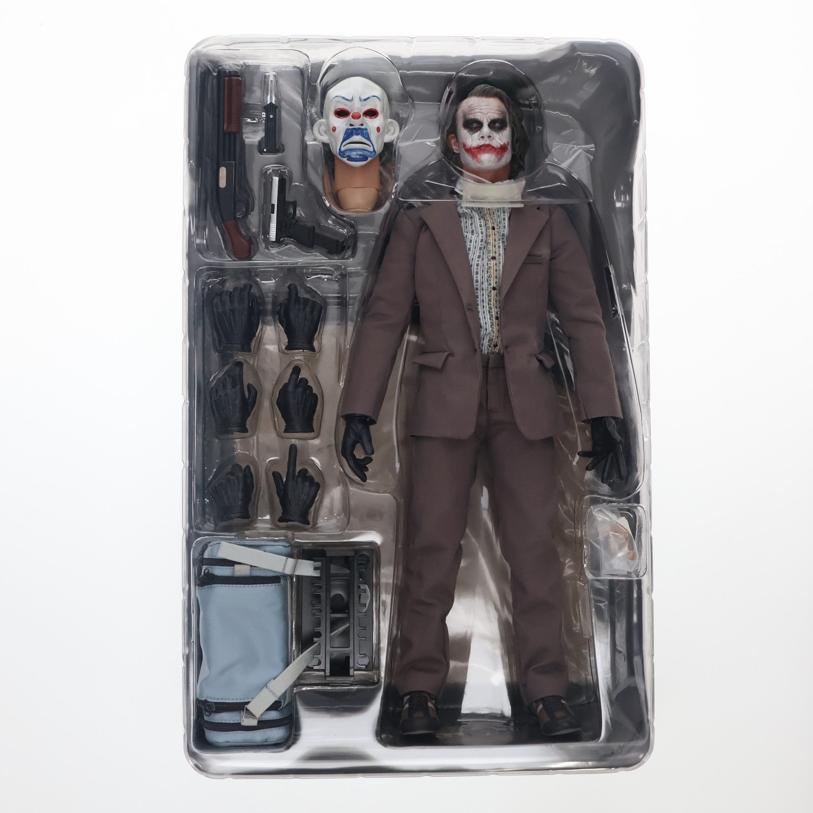 【中古即納】[FIG] ムービー・マスターピース ジョーカー(銀行強盗2.0版) ダークナイト 1/6 完成品 可動フィギュア(MM#249) ホットトイズ(20140831)