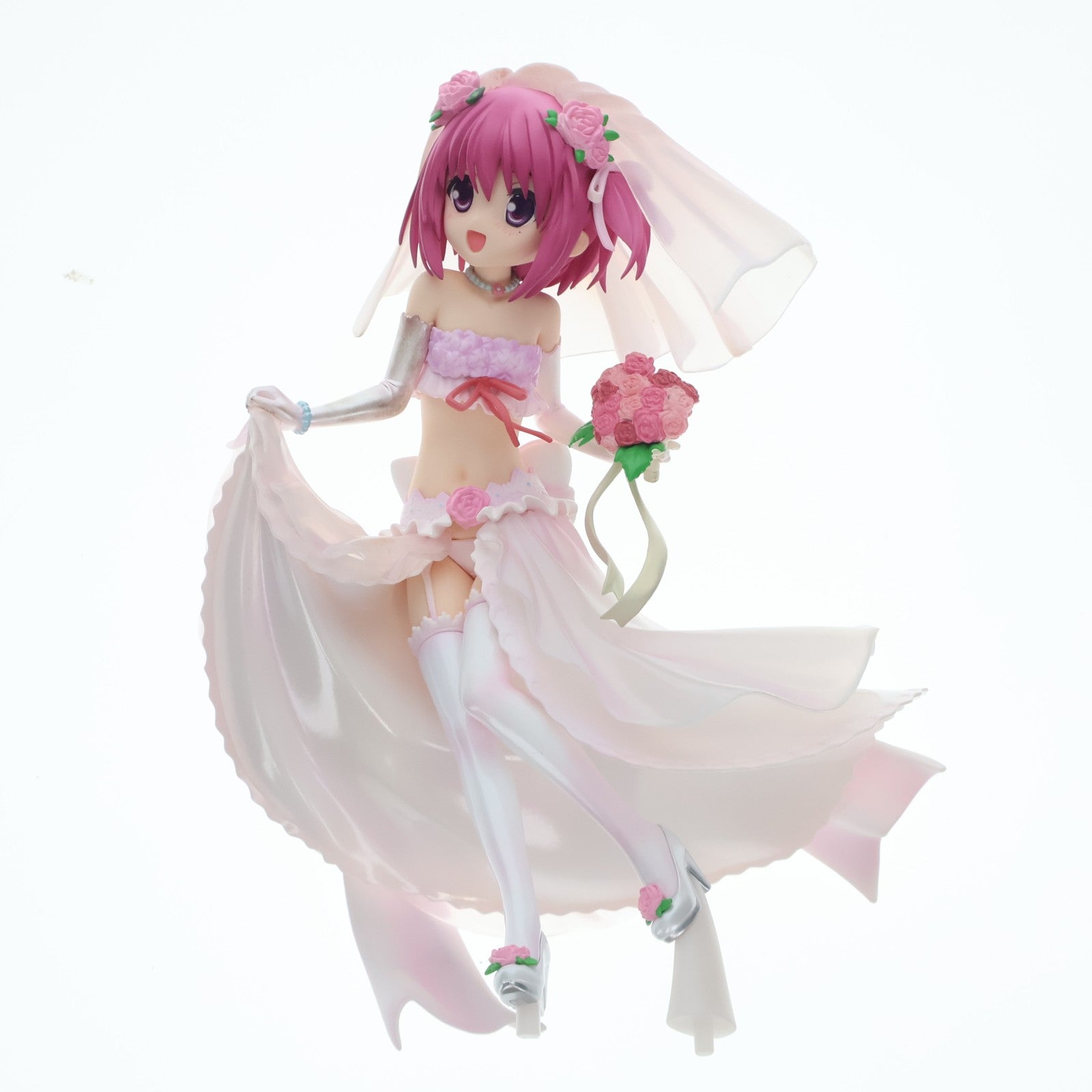 【中古即納】[FIG] 湊智花～ウェディングVer.～(みなとともか) ロウきゅーぶ!SS 1/7 完成品 フィギュア(PF061) PLUM(プラム)(20160717)