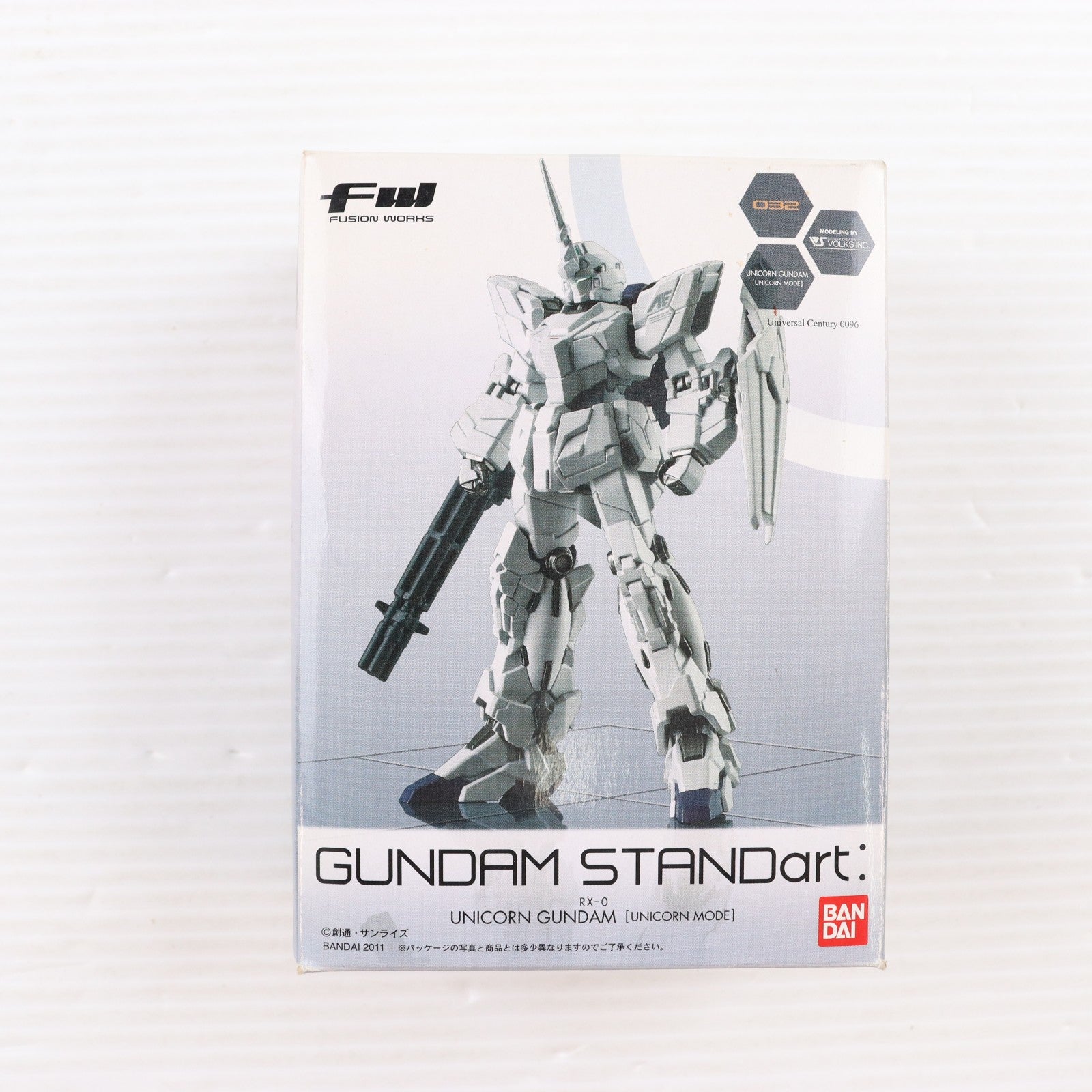 【中古即納】[FIG] (単品) FW GUNDAM STANDart:9 ユニコーンガンダム(ユニコーンモード) 機動戦士ガンダムUC(ユニコーン) 完成品 フィギュア バンダイ(20110322)