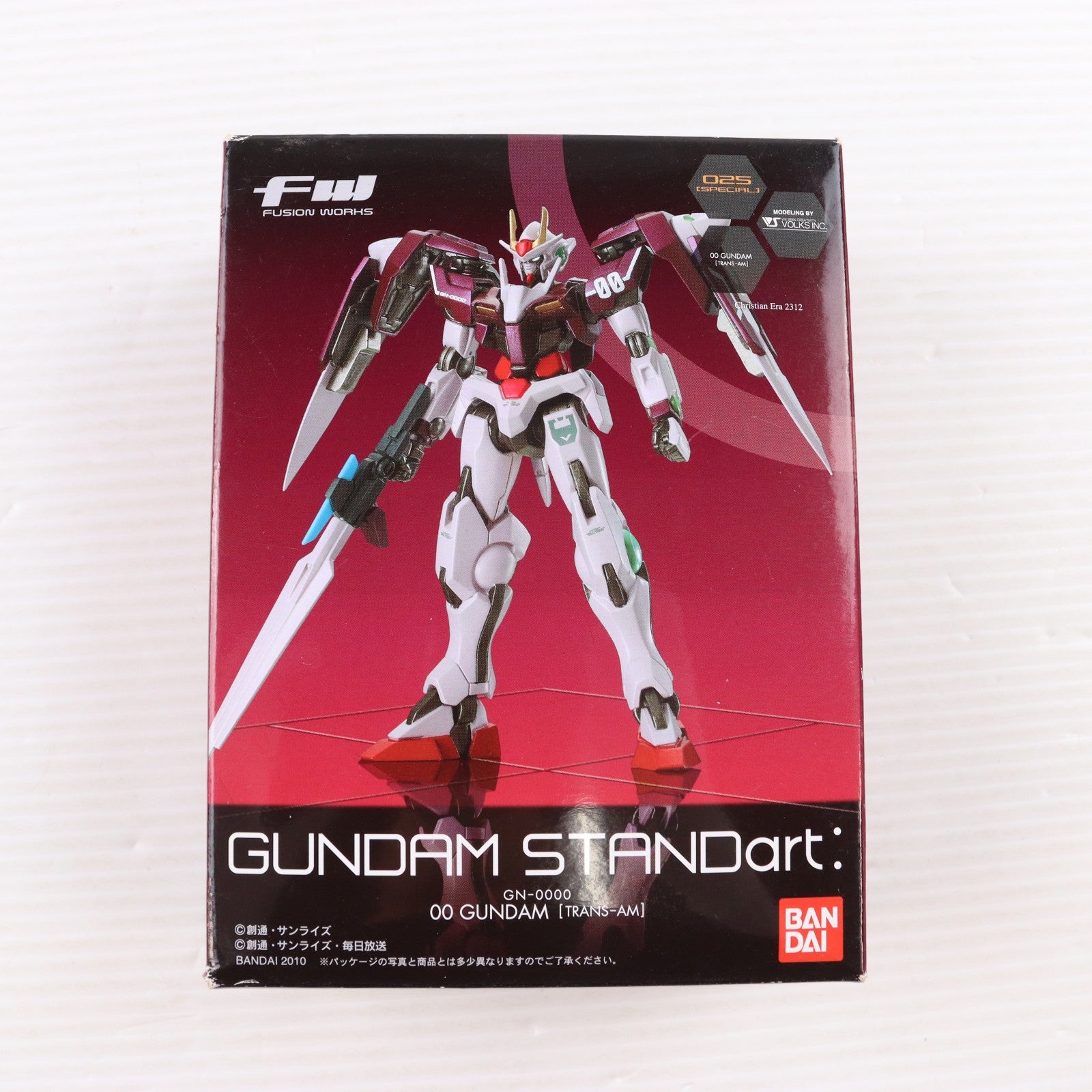 【中古即納】[FIG] (単品)(食玩) ダブルオーガンダム FW GUNDAM STANDart.7 機動戦士ガンダム00(ダブルオー) フィギュア バンダイ(20100831)