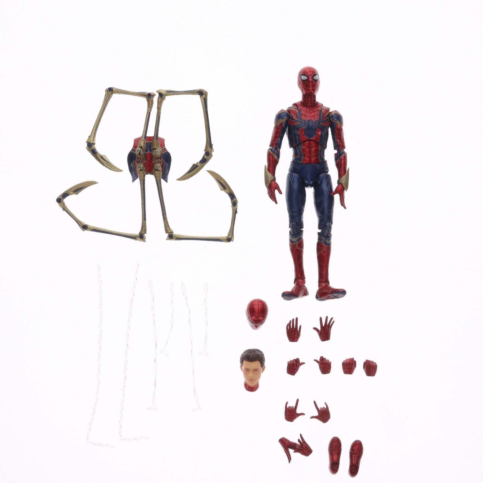 【中古即納】[FIG] マフェックス No.081 MAFEX IRON SPIDER(アイアンスパイダー) アベンジャーズ/インフィニティ・ウォー 完成品 可動フィギュア メディコム・トイ(20190623)