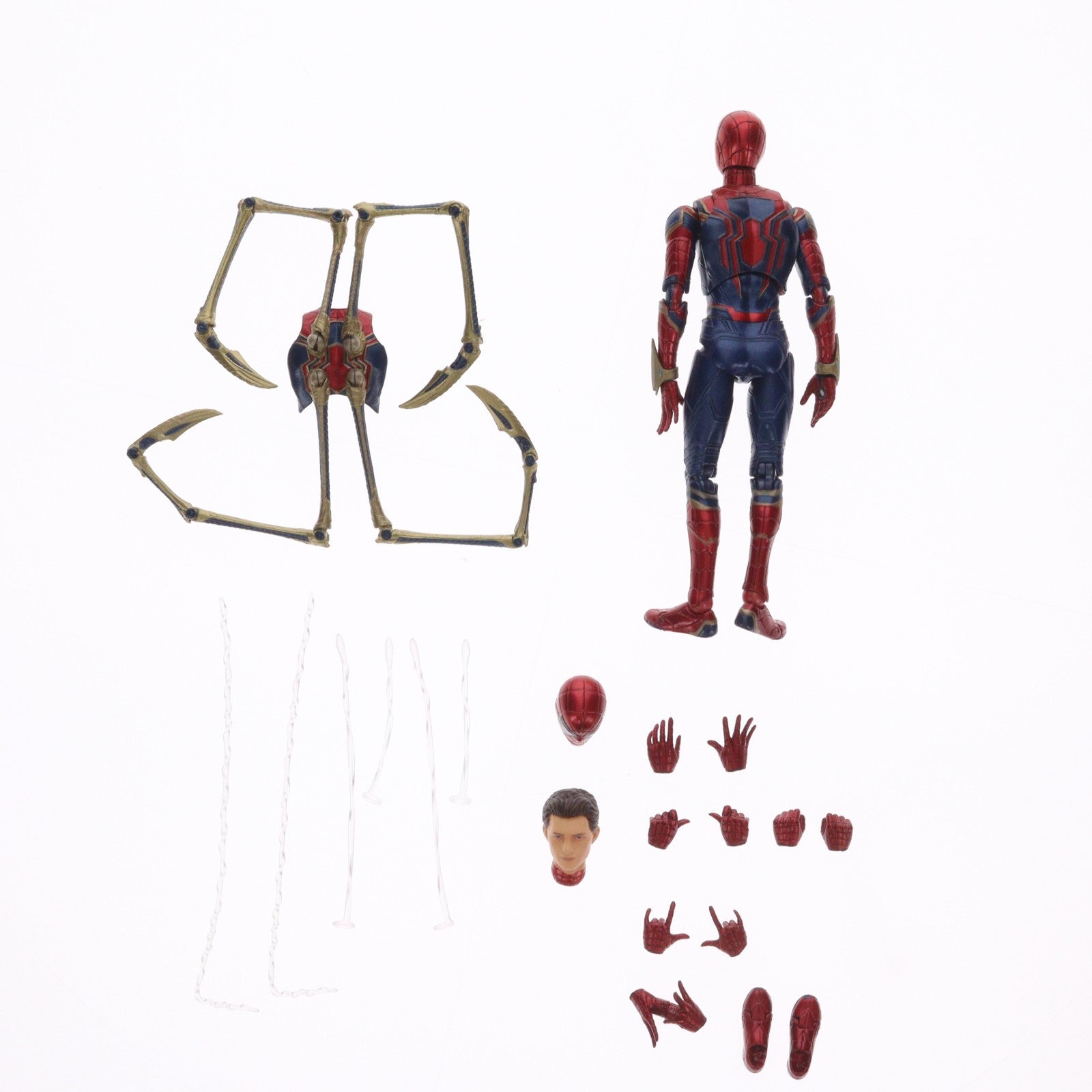 【中古即納】[FIG] マフェックス No.081 MAFEX IRON SPIDER(アイアンスパイダー) アベンジャーズ/インフィニティ・ウォー 完成品 可動フィギュア メディコム・トイ(20190623)