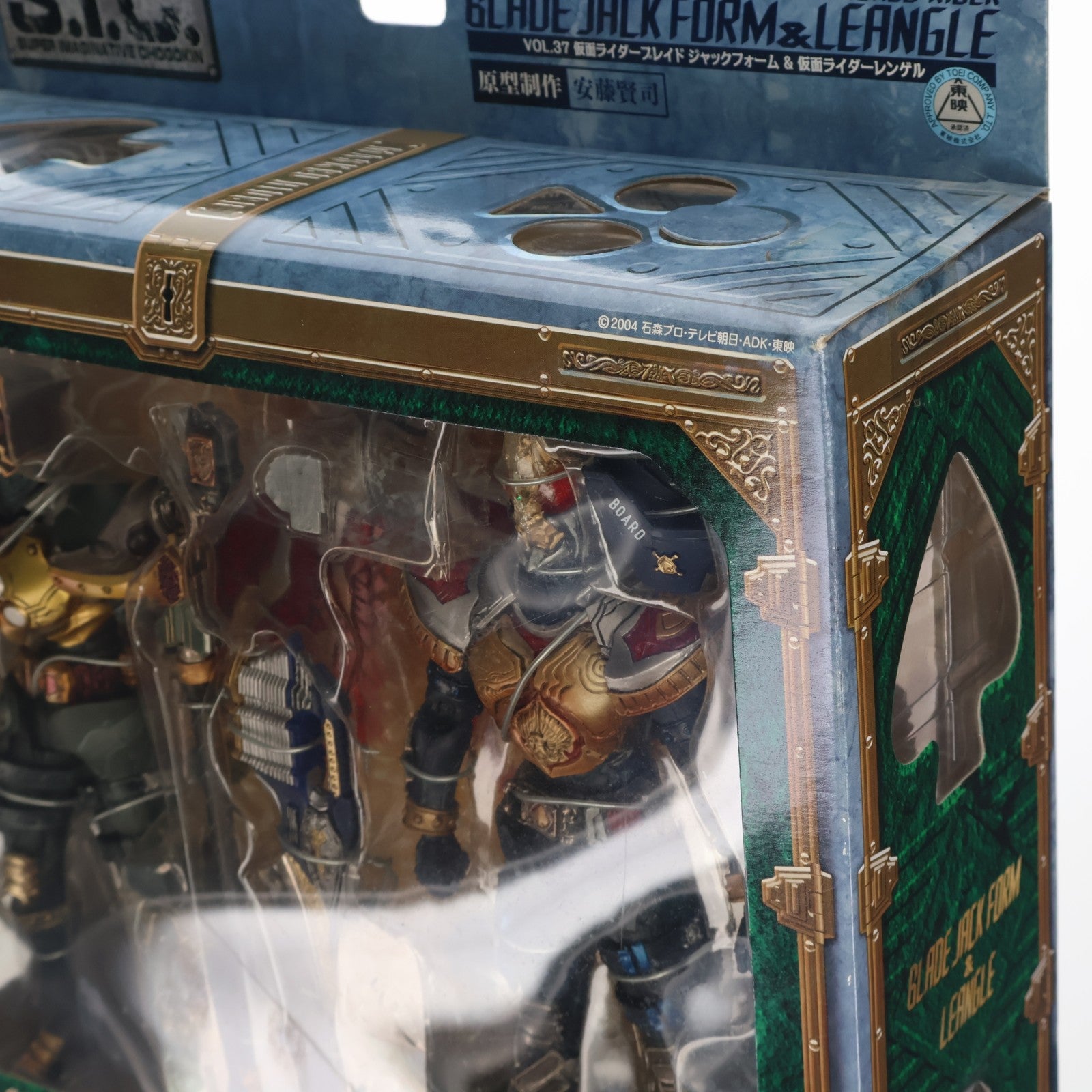 【中古即納】[FIG] S.I.C. VOL.37 仮面ライダーブレイドジャックフォーム&仮面ライダーレンゲル 仮面ライダーブレイド 完成品 可動フィギュア バンダイ(20070331)