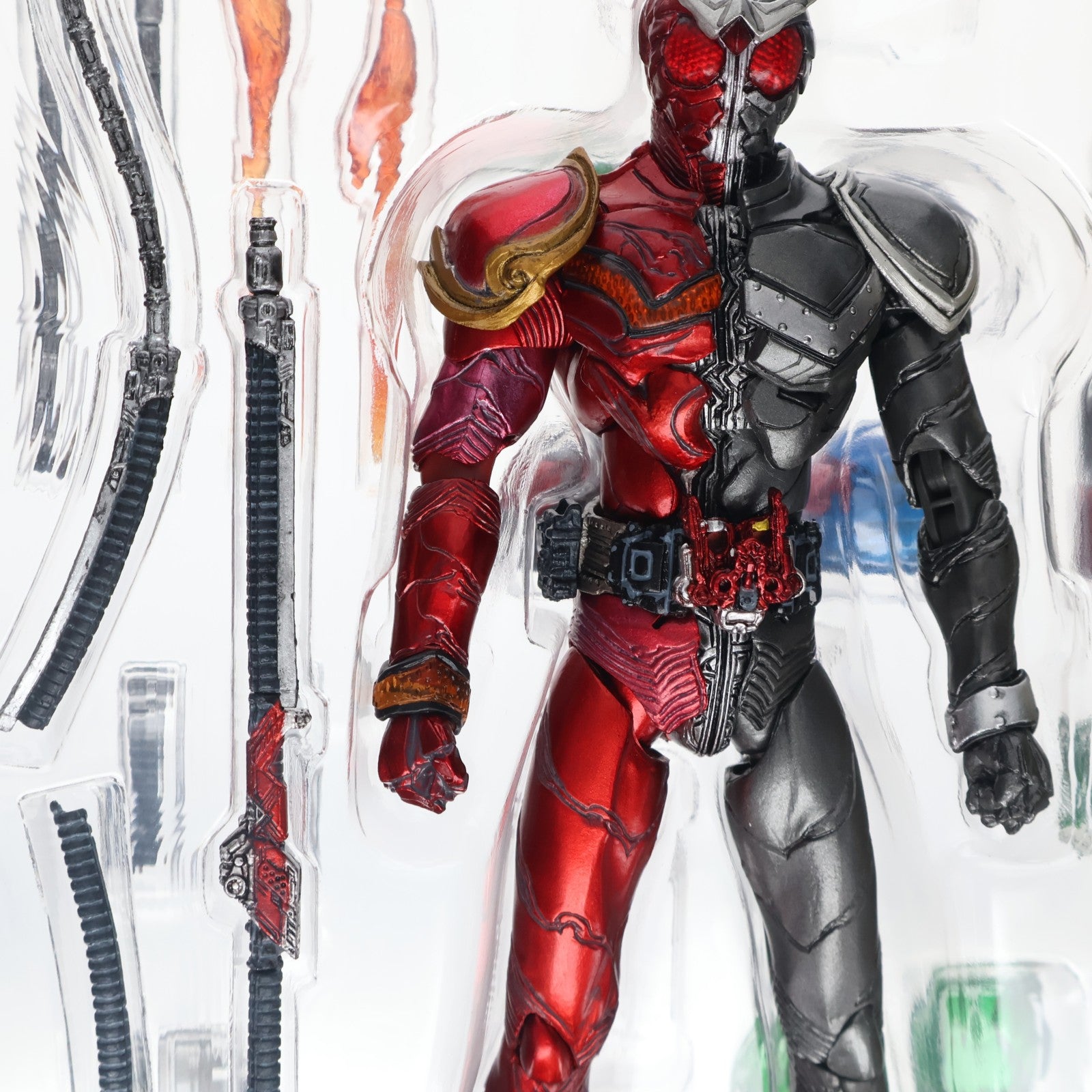 【中古即納】[FIG] S.I.C. Vol.58 仮面ライダーW(ダブル) ヒートメタル&ルナトリガー 完成品 可動フィギュア バンダイ(20110621)