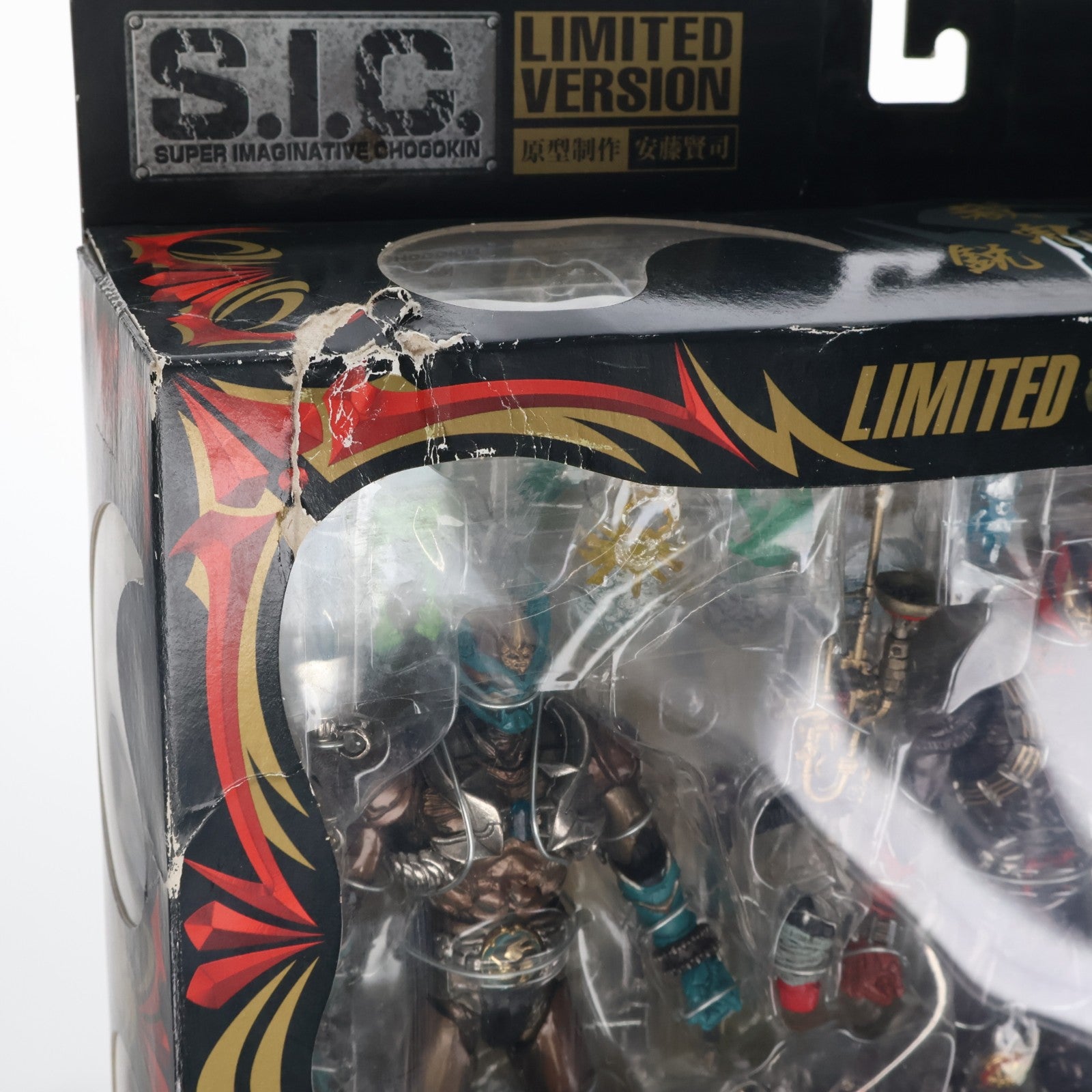 【中古即納】[FIG] S.I.C. LIMITED 仮面ライダーサバキ&エイキ&ダンキ 仮面ライダー響鬼 完成品 可動フィギュア バンダイ(20060930)