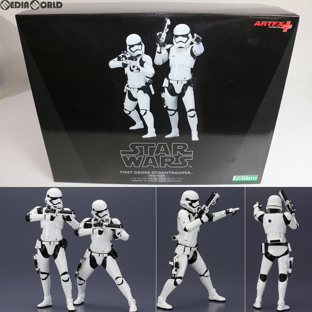 【中古即納】[FIG] ARTFX+ ファースト・オーダー ストームトルーパー 2パック STAR WARS(スター・ウォーズ)/フォースの覚醒 1/10 簡易組立キット フィギュア(SW107) コトブキヤ(20151213)