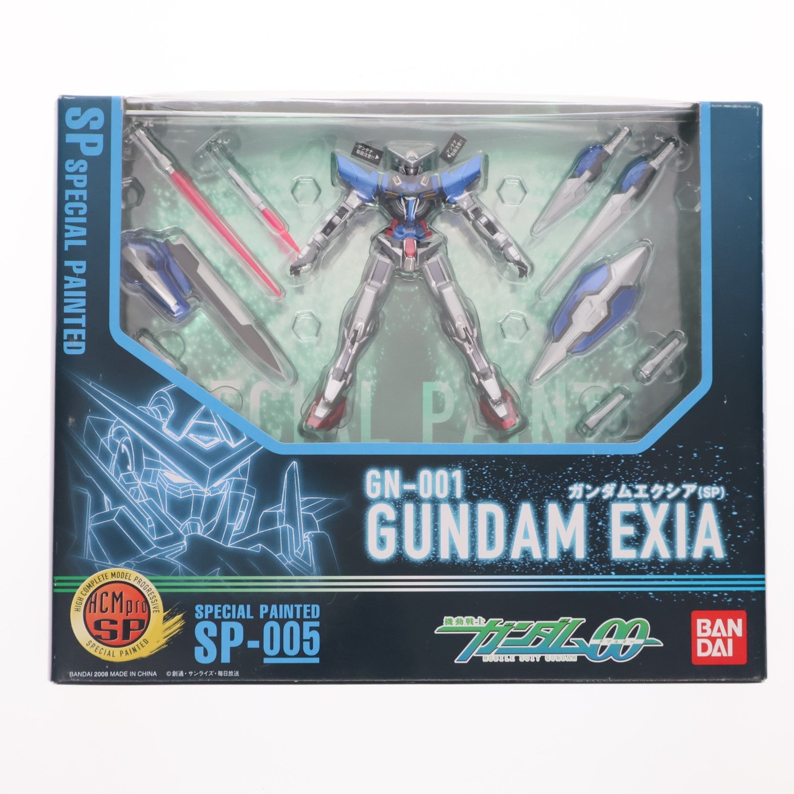 【中古即納】[FIG] HCM-Pro SP-005 GN-001 ガンダムエクシア スペシャルペインテッド 機動戦士ガンダム00(ダブルオー) 1/200 完成品 可動フィギュア バンダイ(20080223)