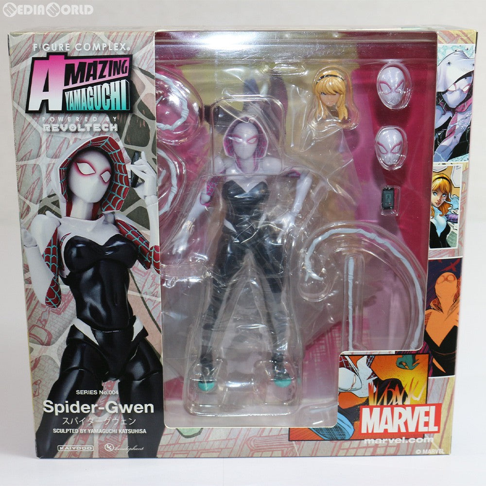 【中古即納】[FIG] フィギュアコンプレックス アメイジングヤマグチ No.004 Spider-Gwen(スパイダーグウェン) 完成品 可動フィギュア 海洋堂(20170624)