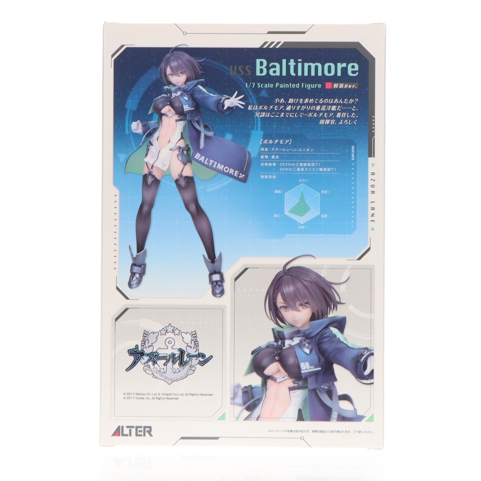 【中古即納】[FIG] ボルチモア 軽装Ver. アズールレーン 1/7 完成品 フィギュア アルター(20230126)