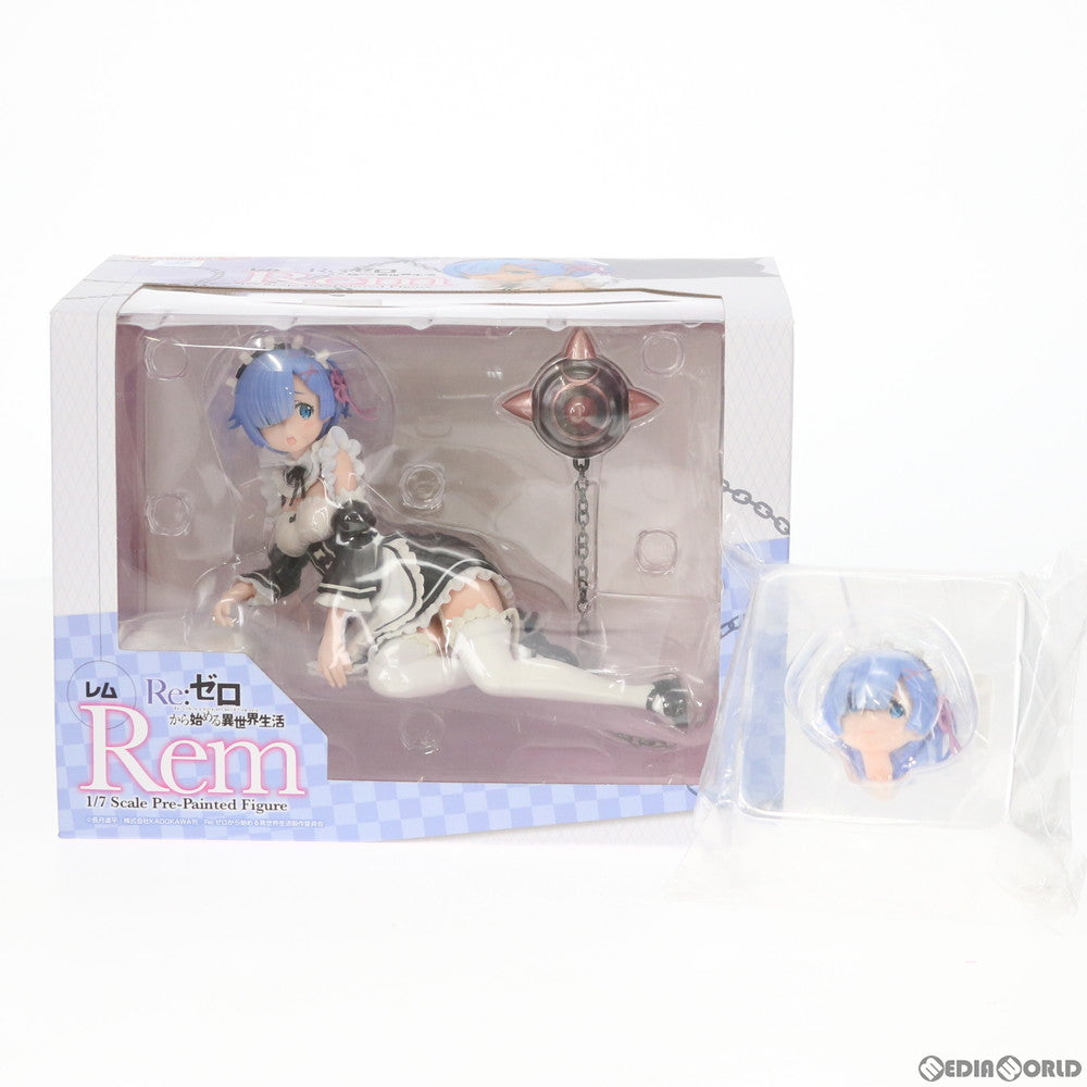 【中古即納】[FIG] キャラアニ限定特典付属 レム Re:ゼロから始める異世界生活 1/7 完成品 フィギュア キャラアニ(20171031)