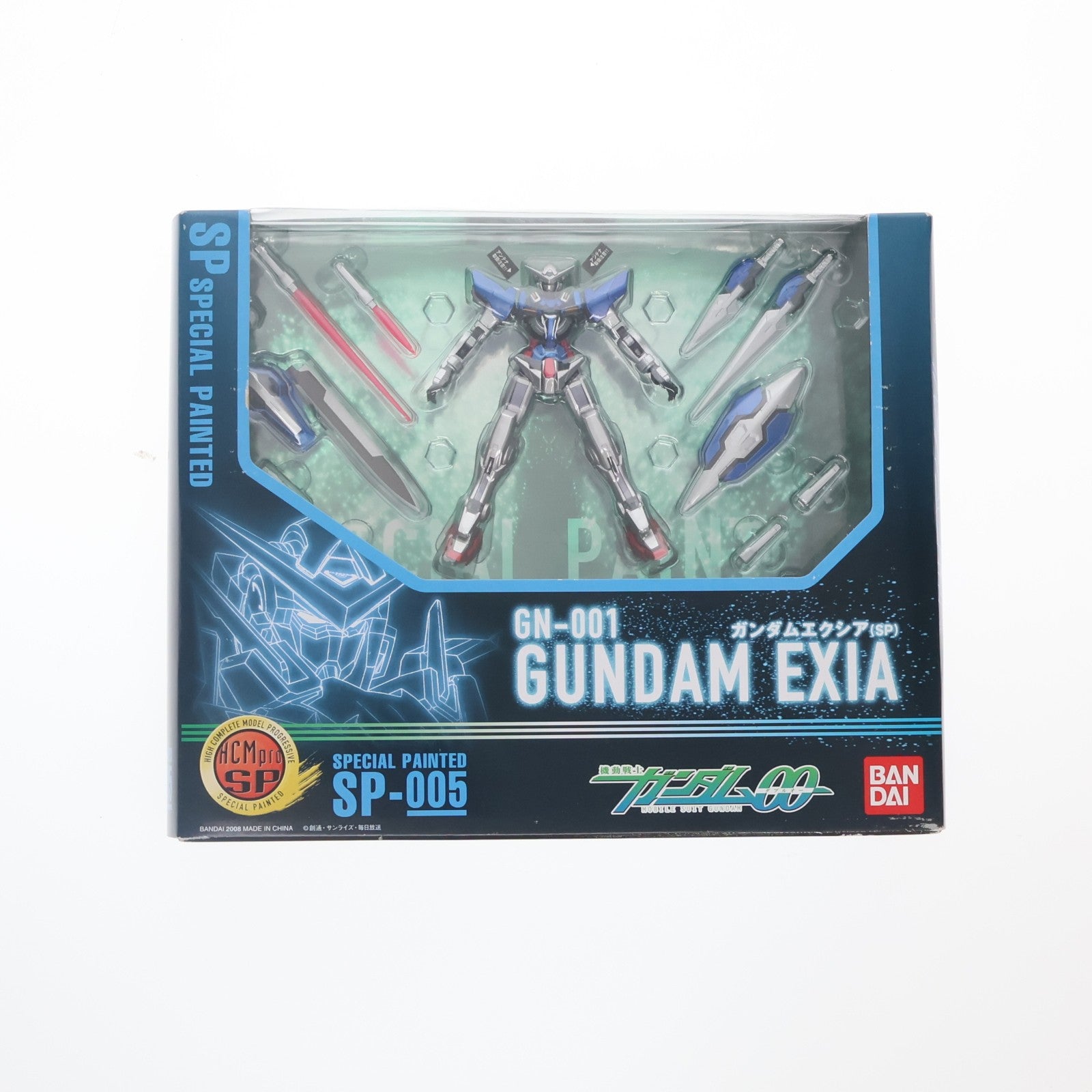 【中古即納】[FIG] HCM-Pro SP-005 GN-001 ガンダムエクシア スペシャルペインテッド 機動戦士ガンダム00(ダブルオー) 1/200 完成品 可動フィギュア バンダイ(20080223)