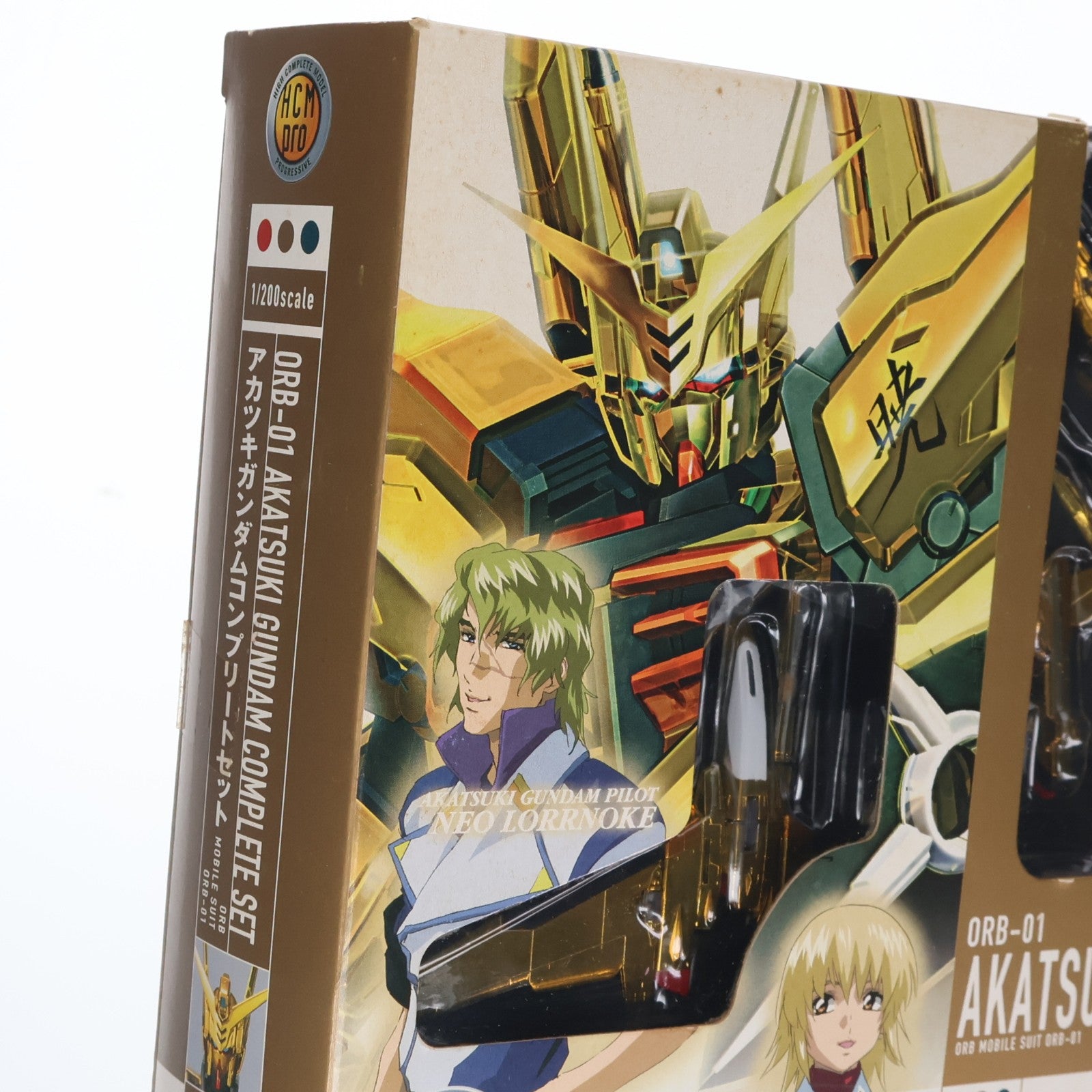 【中古即納】[FIG] HCM-Pro 42-00 ORB-01 アカツキガンダム コンプリートセット 機動戦士ガンダムSEED DESTINY(シード デスティニー) 1/200 完成品 可動フィギュア バンダイ(20070720)