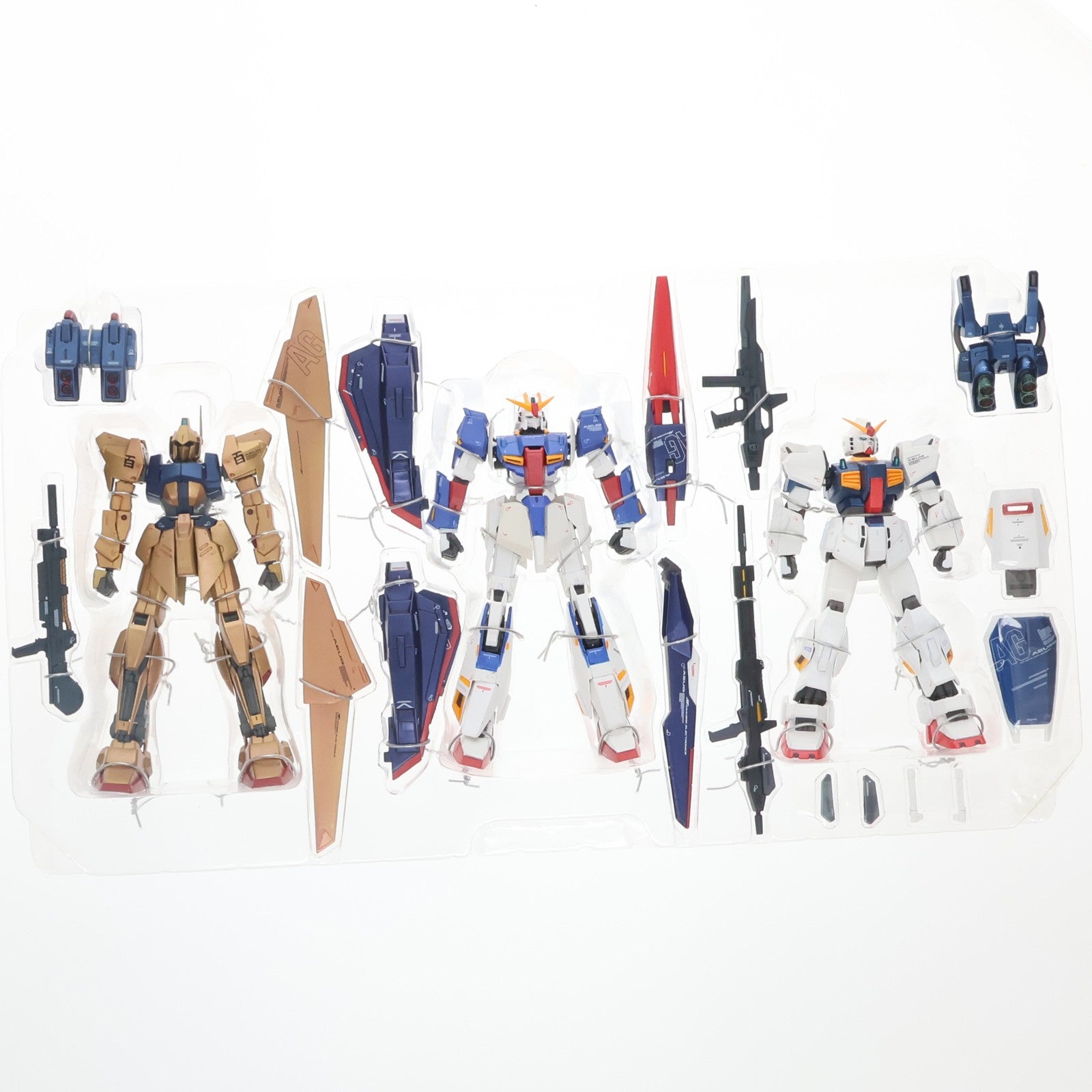 【中古即納】[FIG] GUNDAM FIX FIGURATION Z GUNDAM THE MOVIE. EX Zガンダム・ガンダムMk-II・百式[マグネットコーティング仕様] 劇場版 機動戦士Zガンダム 公開記念 完成品 可動フィギュア バンダイ(20050929)