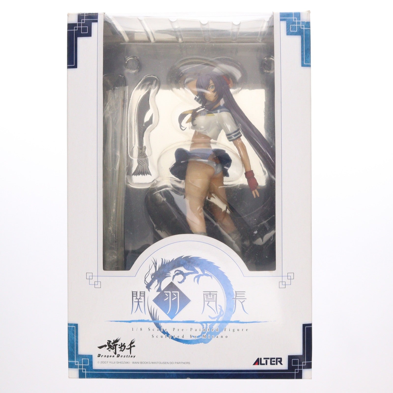 【中古即納】[FIG] 関羽雲長(かんううんちょう) 一騎当千 Dragon Destiny(ドラゴンディスティニー) 1/8 完成品 フィギュア アルター(20100403)