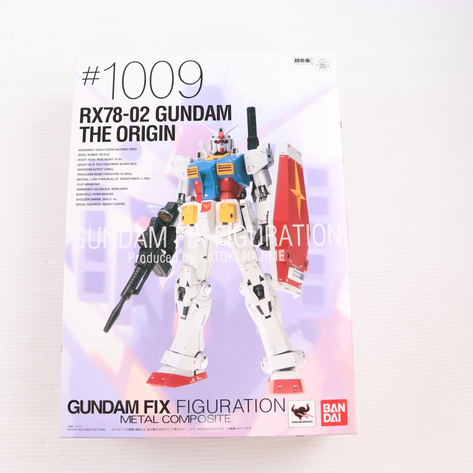 【中古即納】[FIG] (再販) GUNDAM FIX FIGURATION METAL COMPOSITE RX78-02 ガンダム THE ORIGIN(Re:PACKAGE)(ジ・オリジン) 完成品 可動フィギュア バンダイ(20170224)
