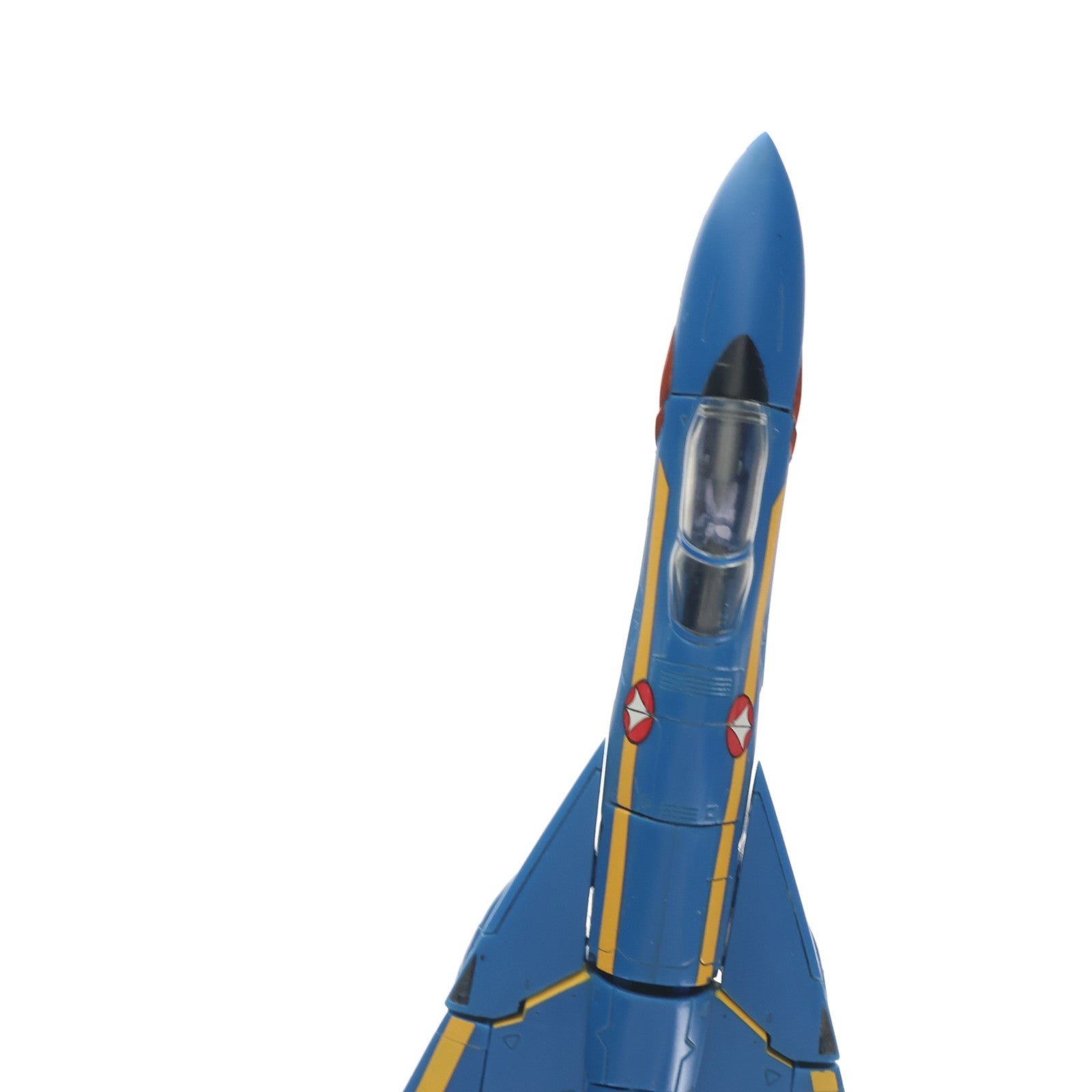 【中古即納】[FIG] VF HI-METAL VF-19S ブレイザーバルキリー(エメラルドフォース機) マクロス7 完成品 可動フィギュア バンダイ(20100717)