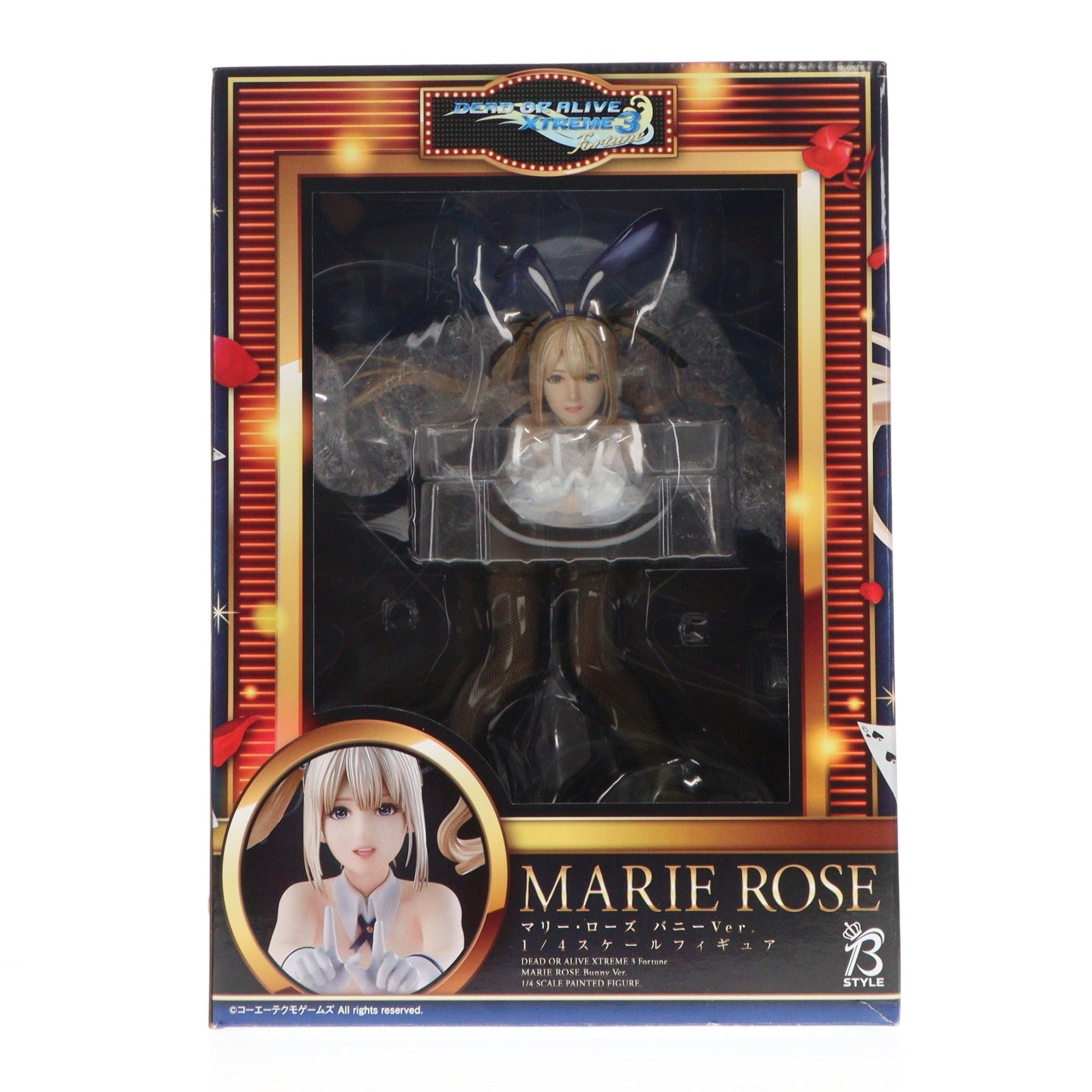 【中古即納】[FIG] B-style マリー・ローズ バニーVer. DEAD OR ALIVE Xtreme3(デッドオアアライブ エクストリーム3) 1/4 完成品 フィギュア FREEing(フリーイング)(20190427)