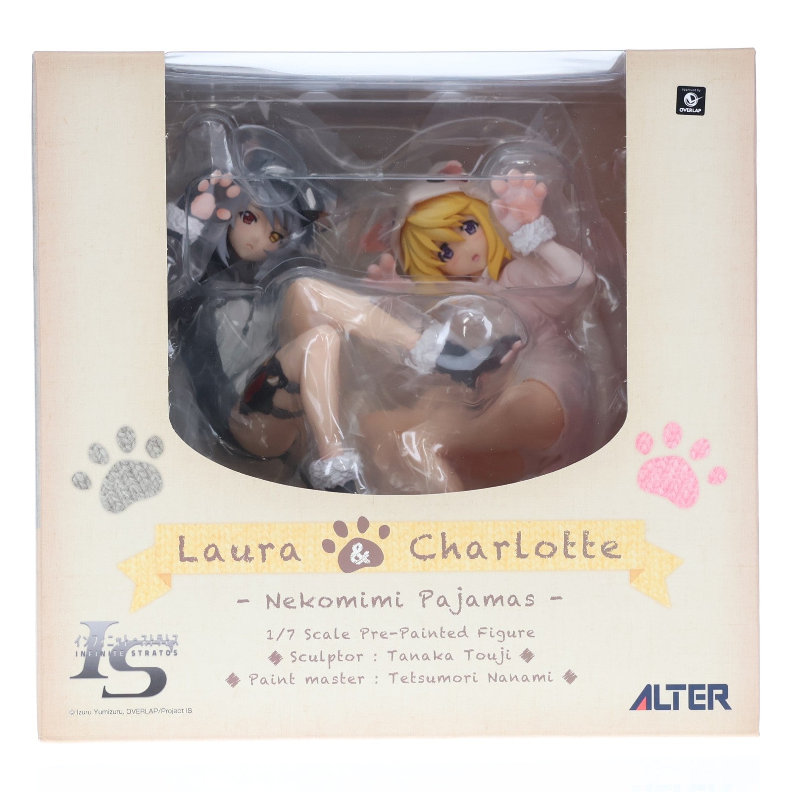 【中古即納】[FIG] ラウラ&シャル ネコミミパジャマ IS インフィニット・ストラトス 1/7 完成品 フィギュア アルター(20170512)