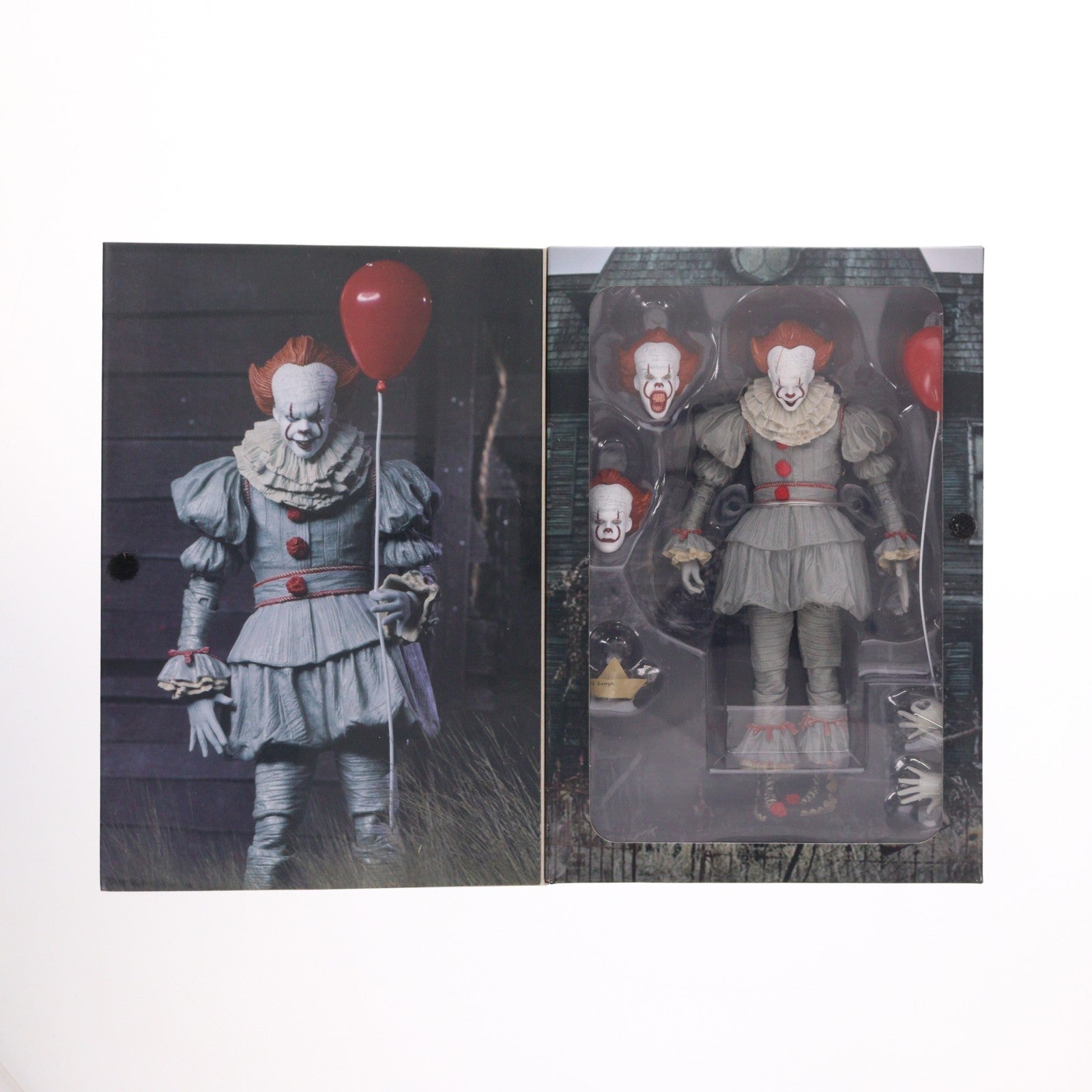 【中古即納】[FIG] アルティメット 7インチ アクションフィギュア ペニーワイズ IT/イット それが見えたら、終わり。 完成品 可動フィギュア ネカ(20180630)