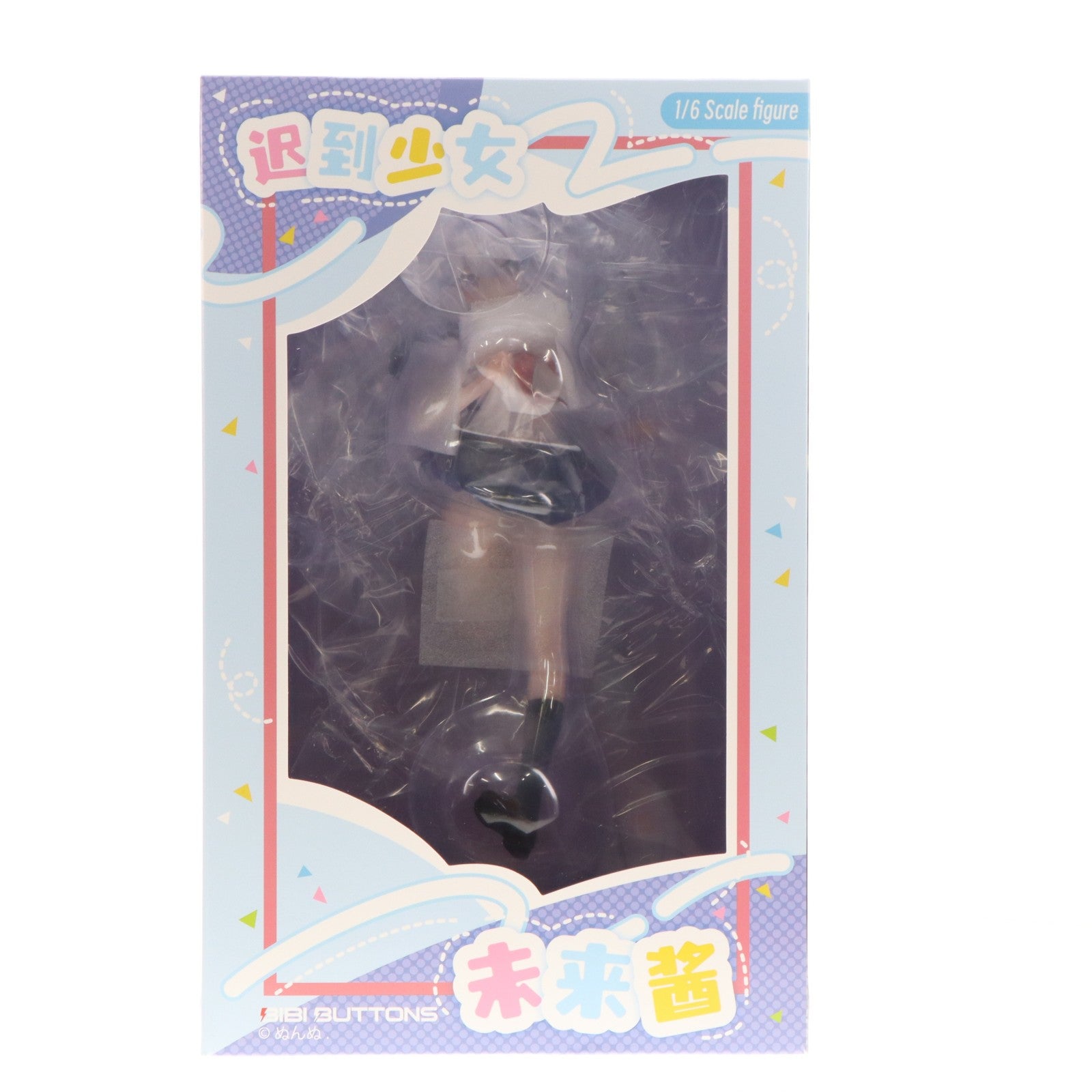 【中古即納】[FIG] しおり&タペストリー付属 未来ちゃん 遅刻寸前パンチラ 豪華版 1/6 完成品 フィギュア Bibi Buttons(20250930)