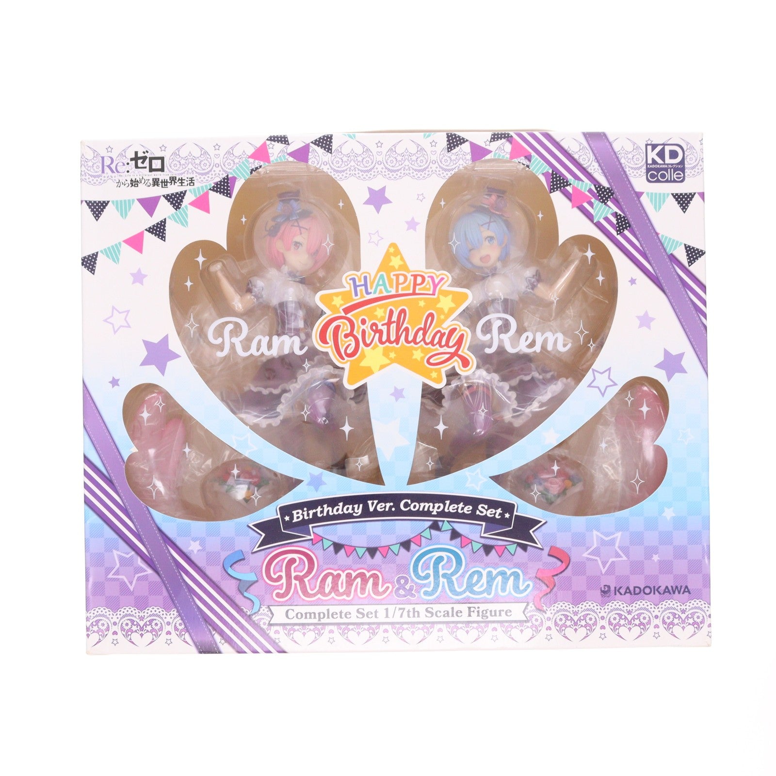 【中古即納】[FIG] GOODSMILE ONLINE SHOP限定 ラム&レム 生誕祭Ver. コンプリートセット Re:ゼロから始める異世界生活 1/7 完成品 フィギュア KADOKAWA(カドカワ)(20201231)