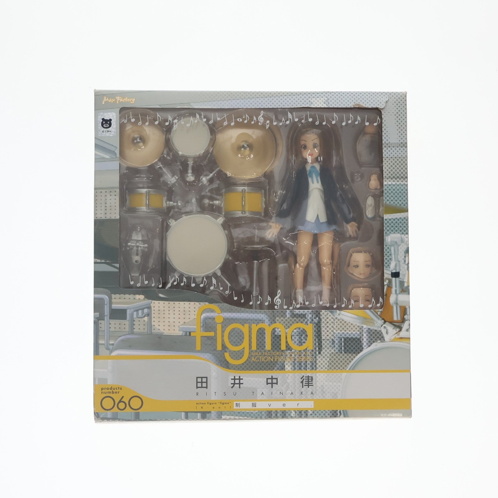 【中古即納】[FIG] figma(フィグマ) 060 田井中律(たいなかりつ) 制服ver. けいおん! 完成品 可動フィギュア マックスファクトリー(20100806)