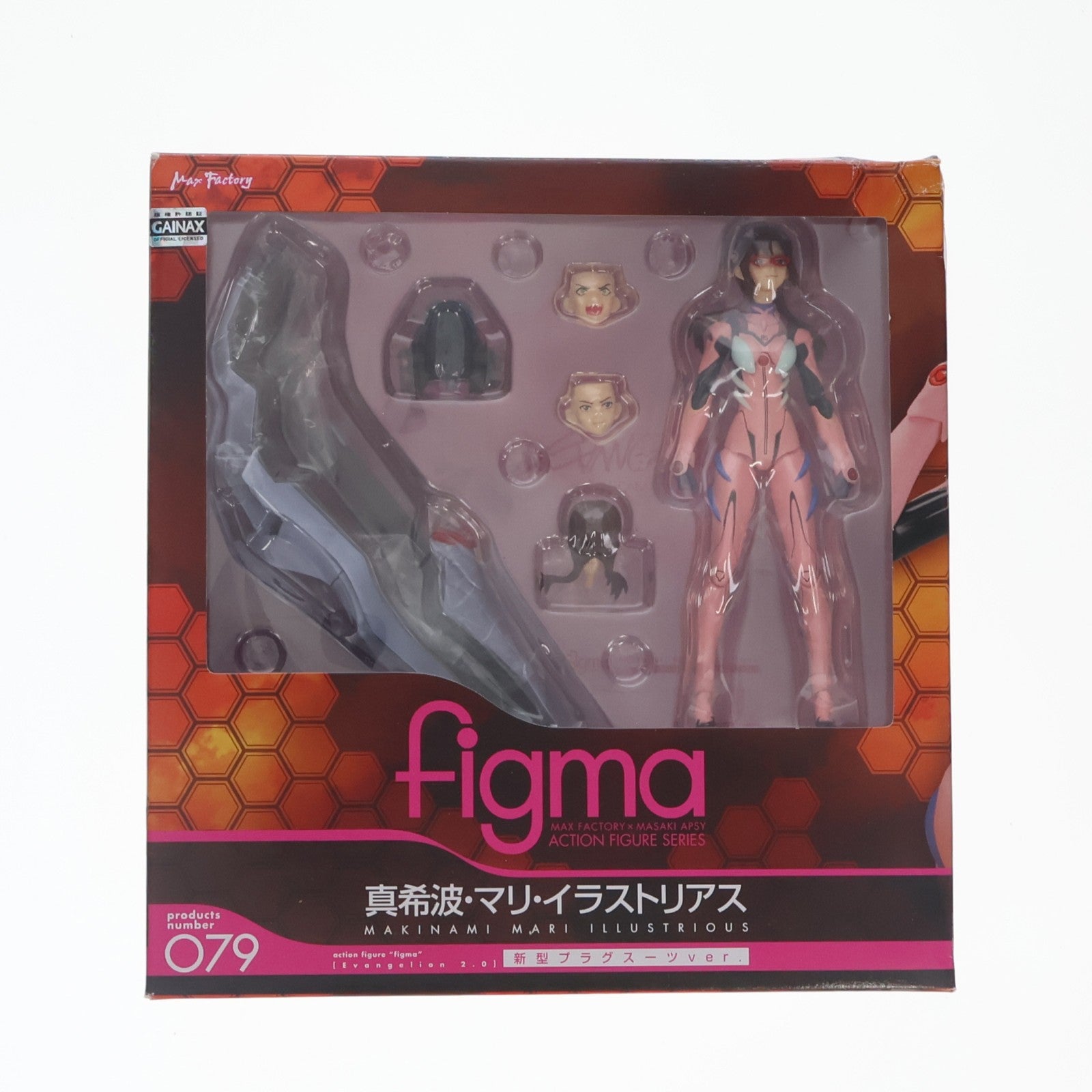 【中古即納】[FIG] figma(フィグマ) 079 真希波・マリ・イラストリアス 新型プラグスーツver. ヱヴァンゲリヲン新劇場版:破 完成品 可動フィギュア マックスファクトリー(20101130)