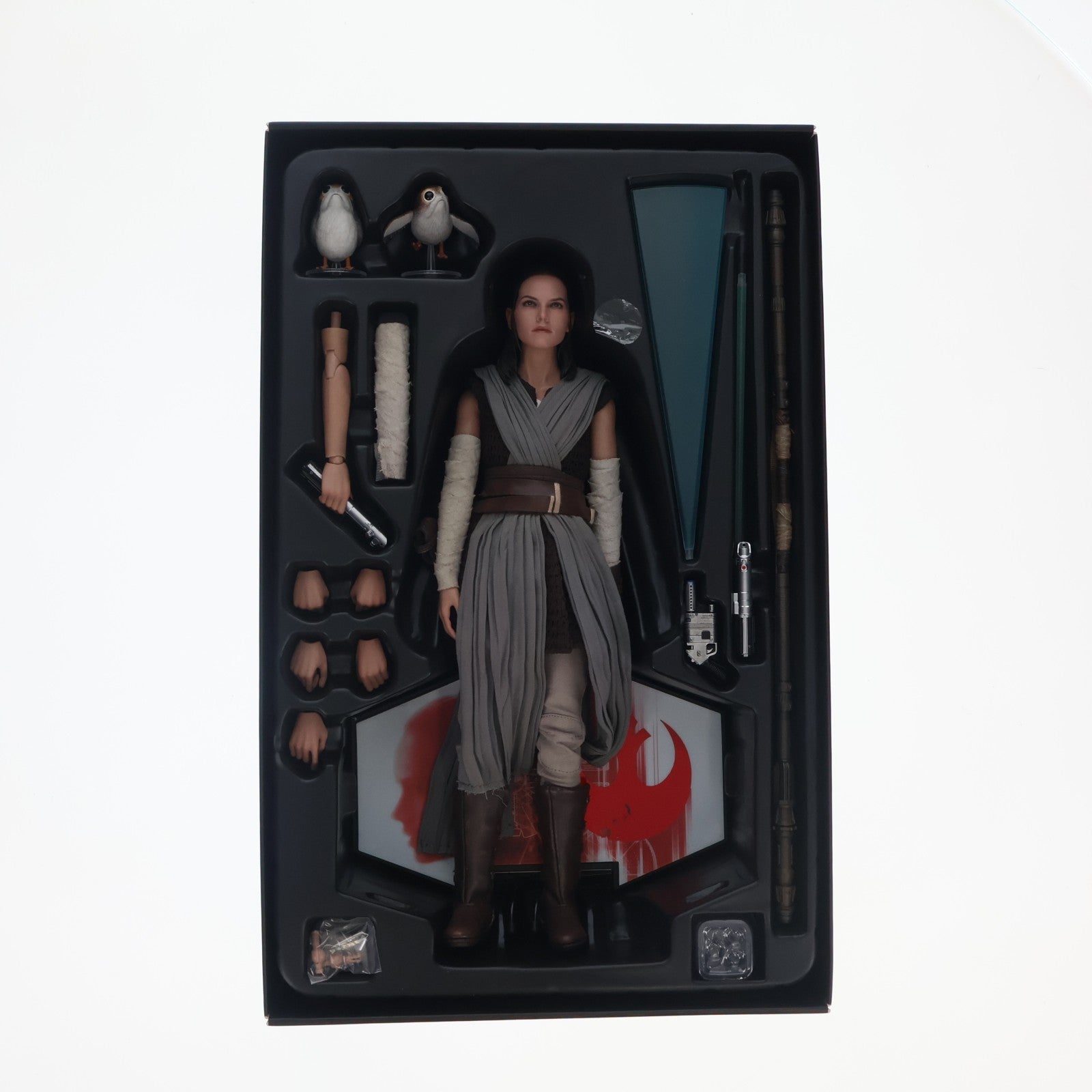 【中古即納】[FIG] ムービー・マスターピース レイ(ジェダイ・トレーニング版) STAR WARS(スター・ウォーズ)/最後のジェダイ 1/6 完成品 可動フィギュア(MM#446) ホットトイズ(20180726)