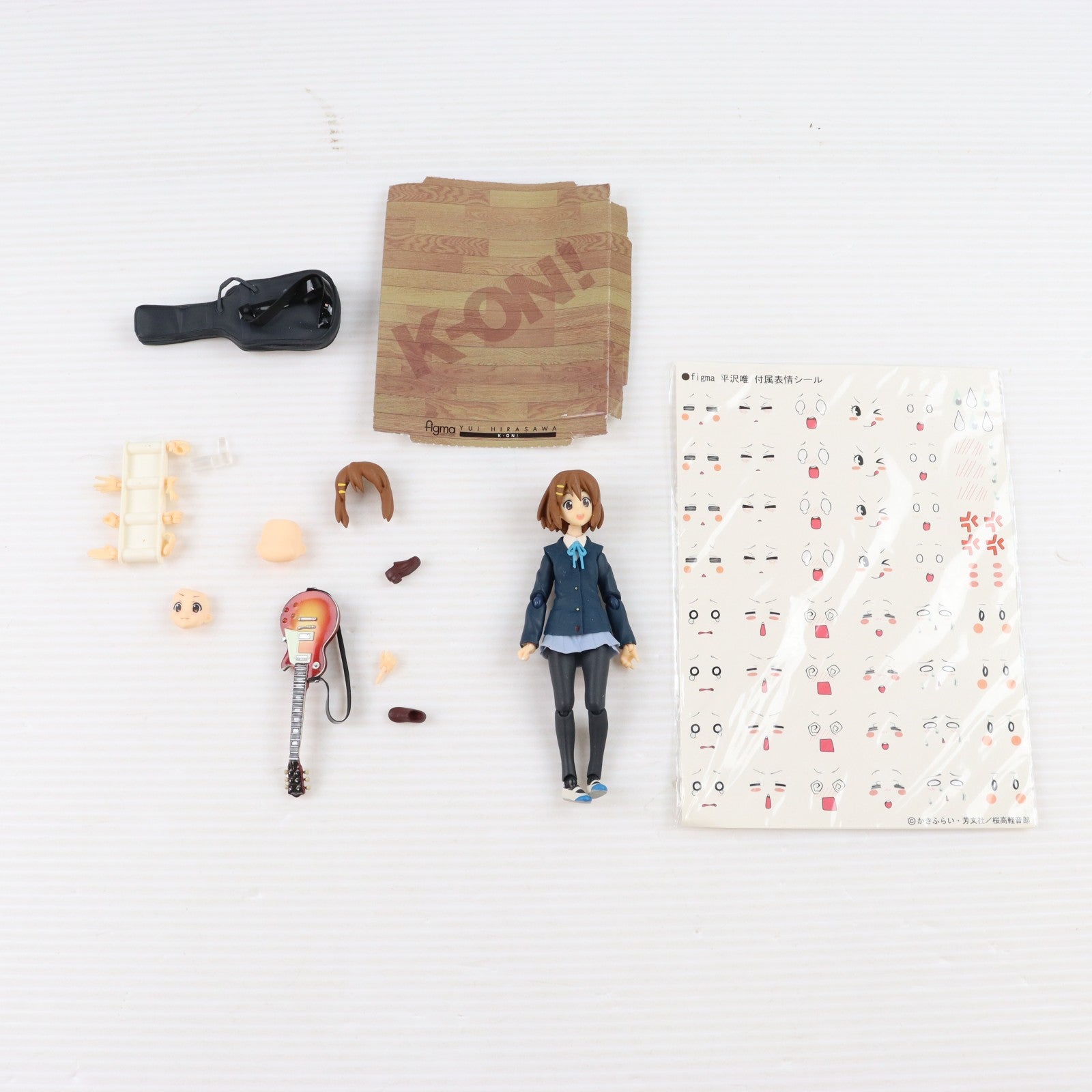 【中古即納】[FIG] figma(フィグマ) 057 平沢唯(ひらさわゆい) 制服Ver. けいおん! 完成品 可動フィギュア マックスファクトリー(20100930)