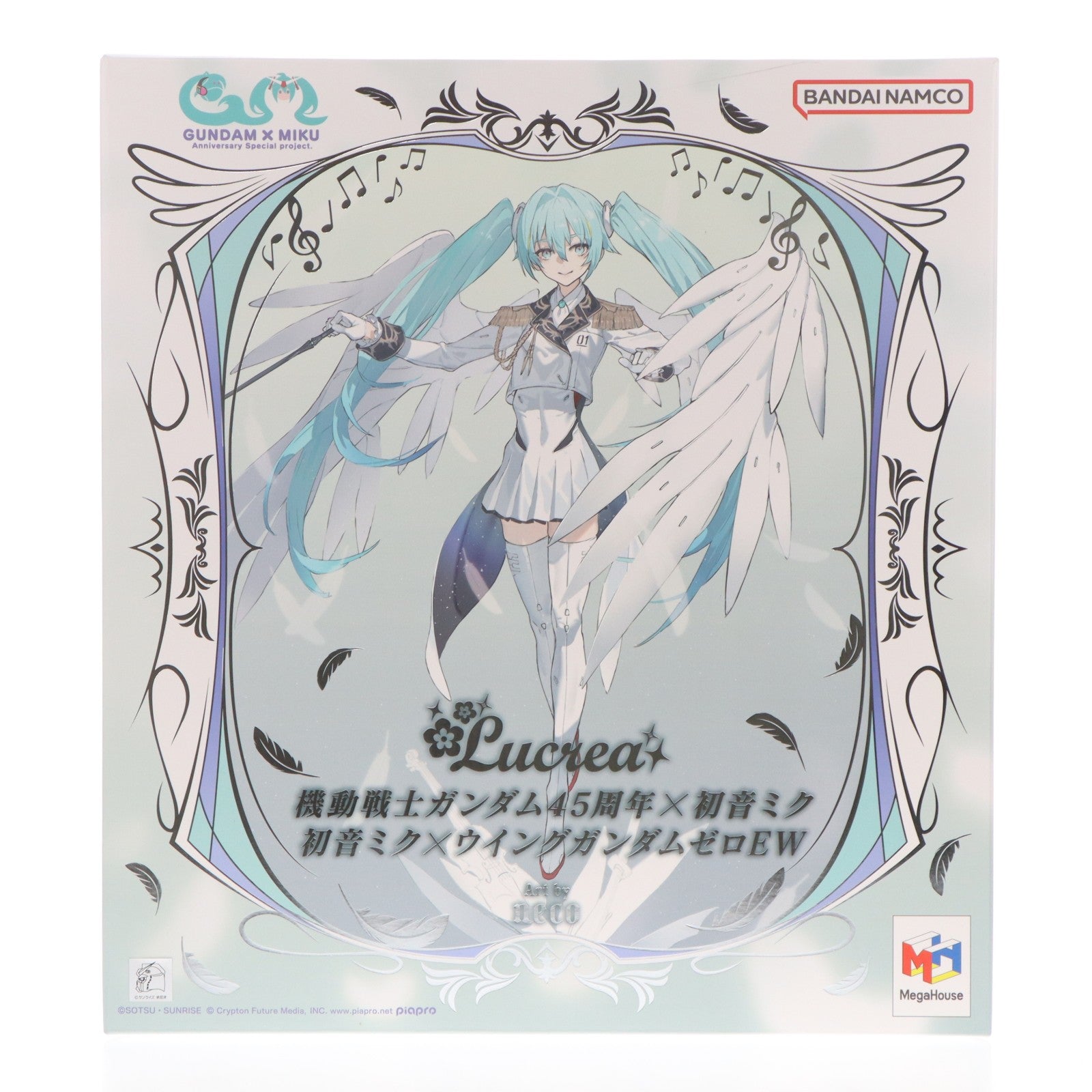 【中古即納】[FIG] Lucrea(ルクリア) 初音ミク×ウイングガンダムゼロ EW 機動戦士ガンダム45周年×初音ミク 新機動戦記ガンダムW(ウイング) 1/7 完成品 フィギュア プレミアムバンダイ&一部流通限定 メガハウス(20260626)