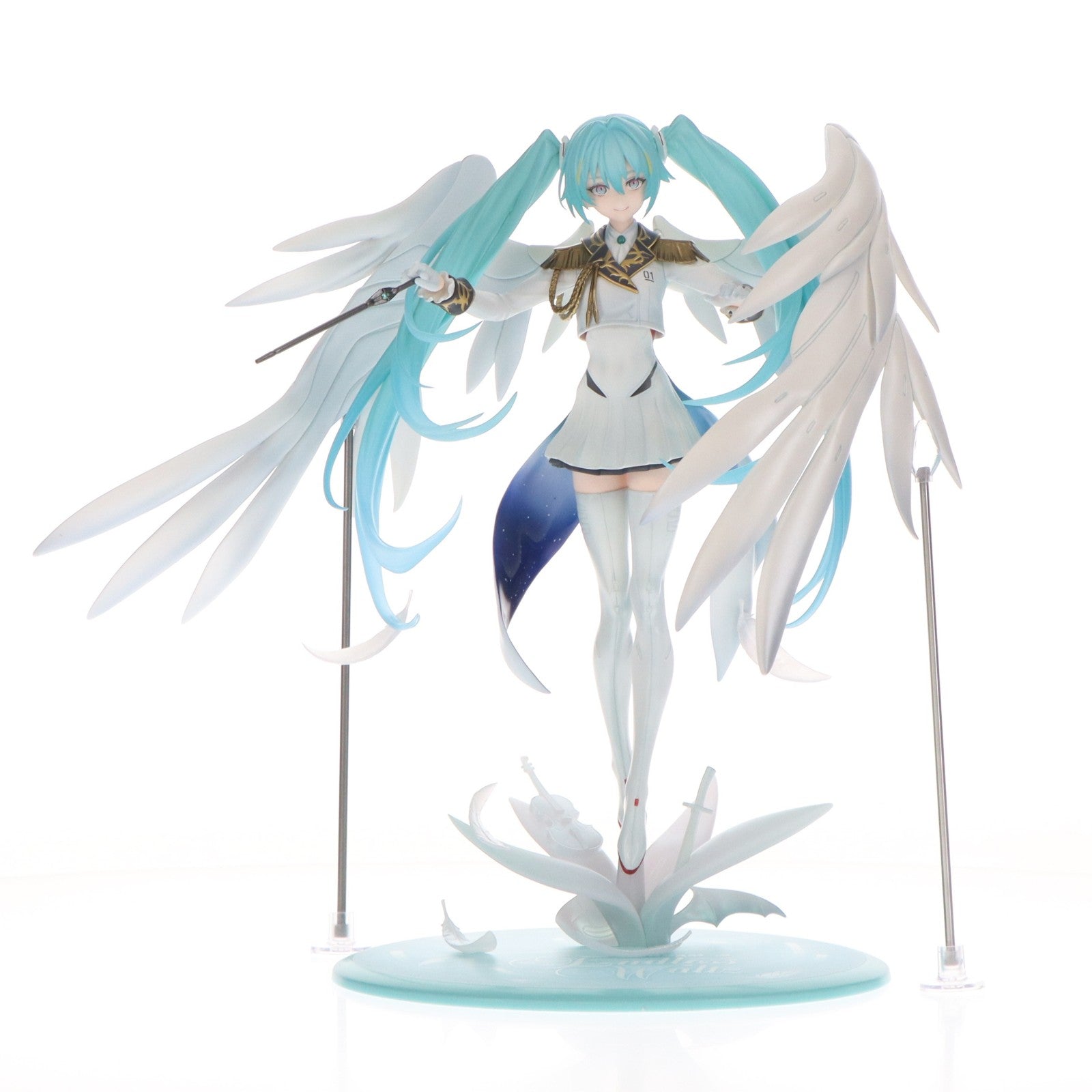 【中古即納】[FIG] Lucrea(ルクリア) 初音ミク×ウイングガンダムゼロ EW 機動戦士ガンダム45周年×初音ミク 新機動戦記ガンダムW(ウイング) 1/7 完成品 フィギュア プレミアムバンダイ&一部流通限定 メガハウス(20260626)