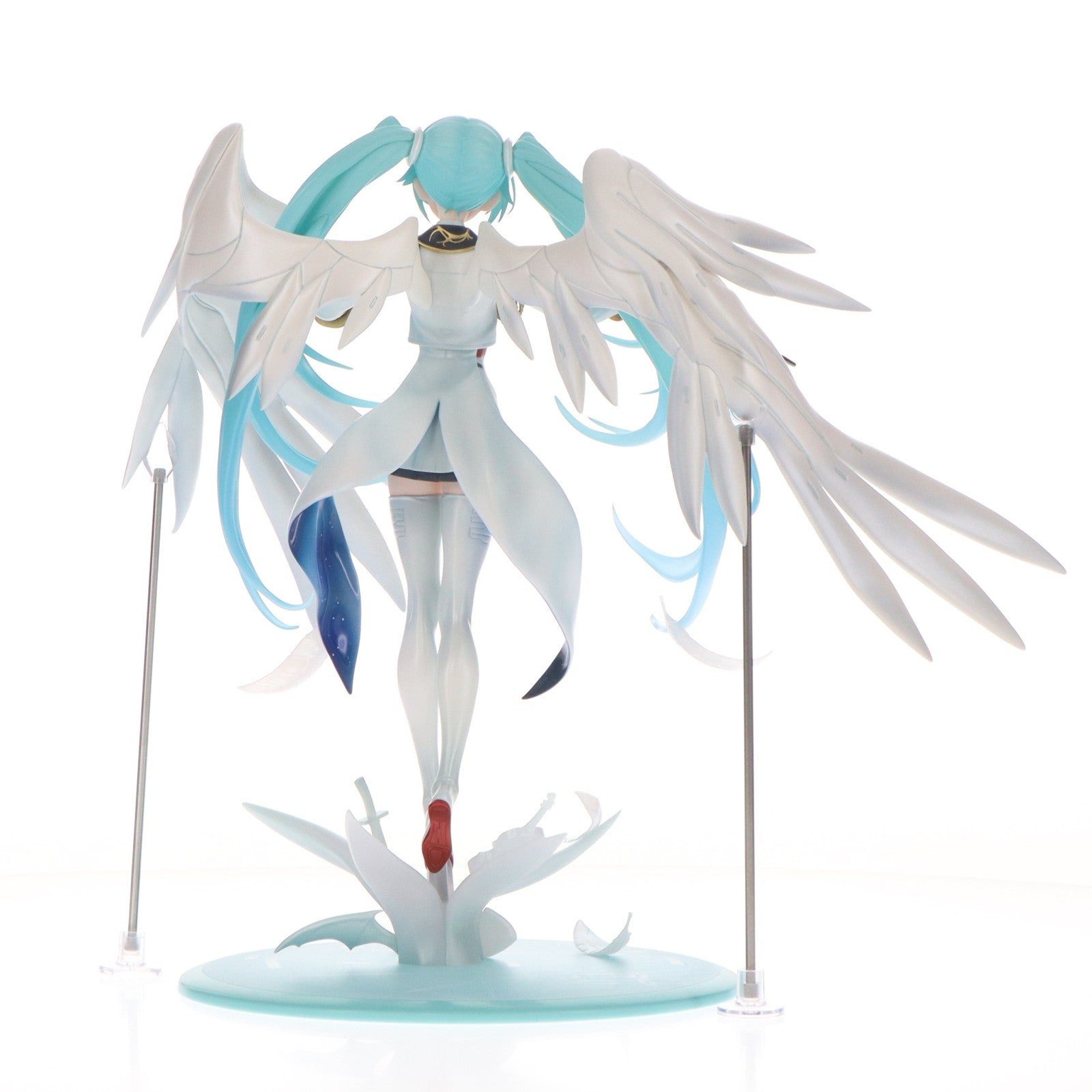 【中古即納】[FIG] Lucrea(ルクリア) 初音ミク×ウイングガンダムゼロ EW 機動戦士ガンダム45周年×初音ミク 新機動戦記ガンダムW(ウイング) 1/7 完成品 フィギュア プレミアムバンダイ&一部流通限定 メガハウス(20260626)