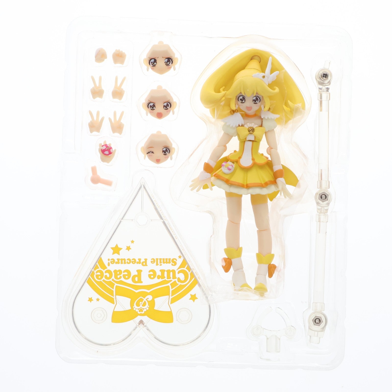 【中古即納】[FIG] S.H.Figuarts(フィギュアーツ) キュアピース スマイルプリキュア! 完成品 可動フィギュア バンダイ(20130803)
